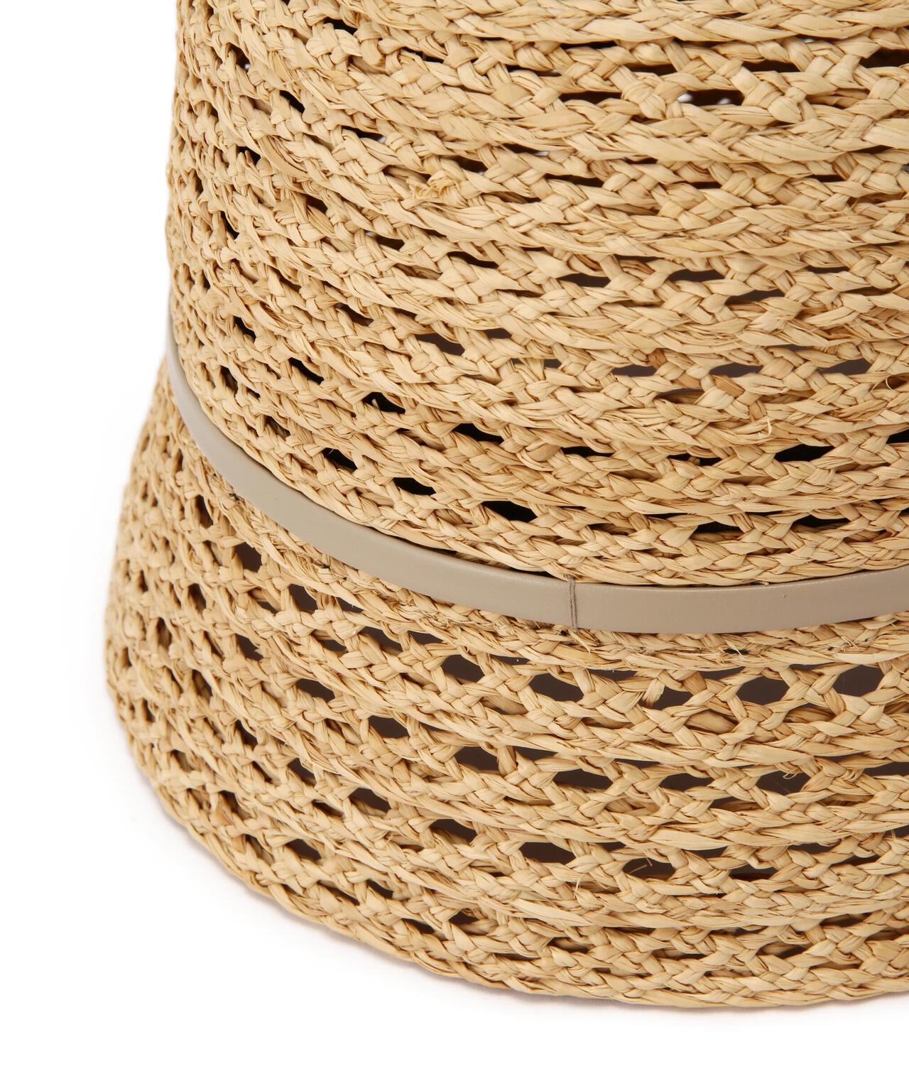 KIJIMA TAKAYUKI / RAFFIA BRAID CROCHET HAT