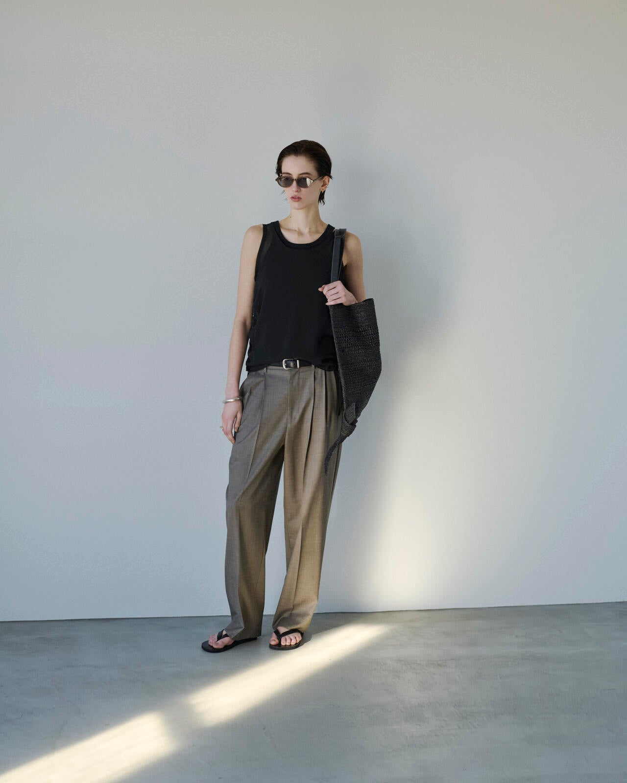 SAYAKA DAVIS / SHEER SILK TANK