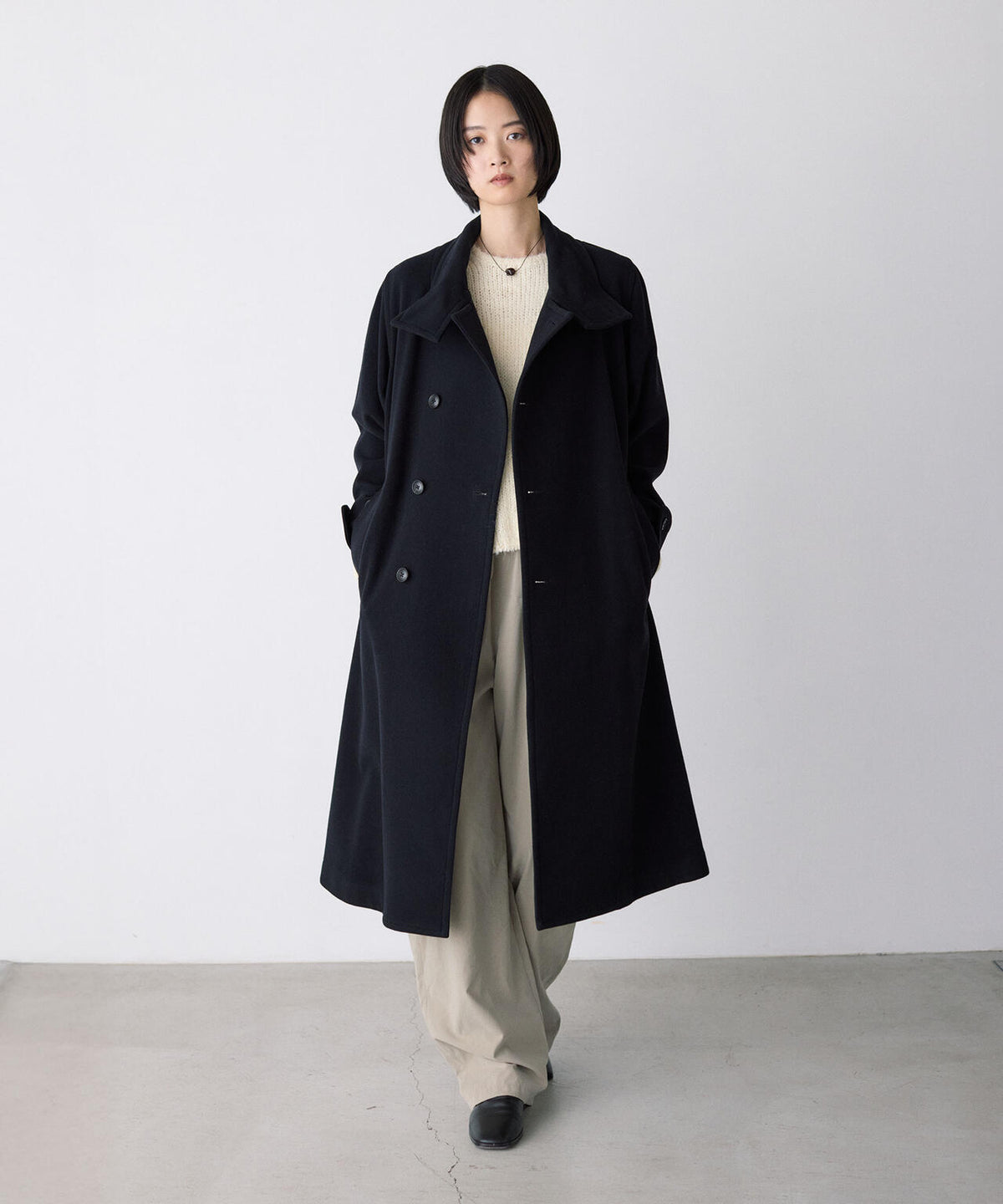 IRENISA / STAND-COLLAR COAT