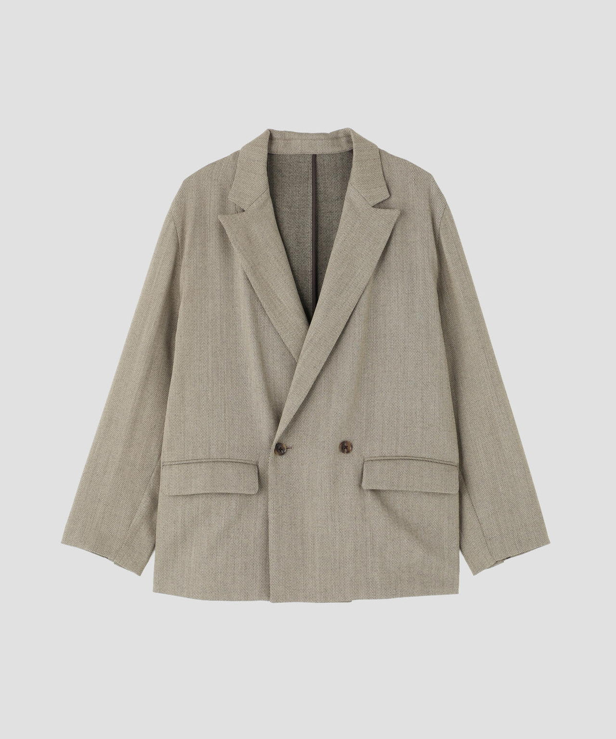 IRENISA / DOUBLE-BREASTED RELAX SHOULDER JACKET