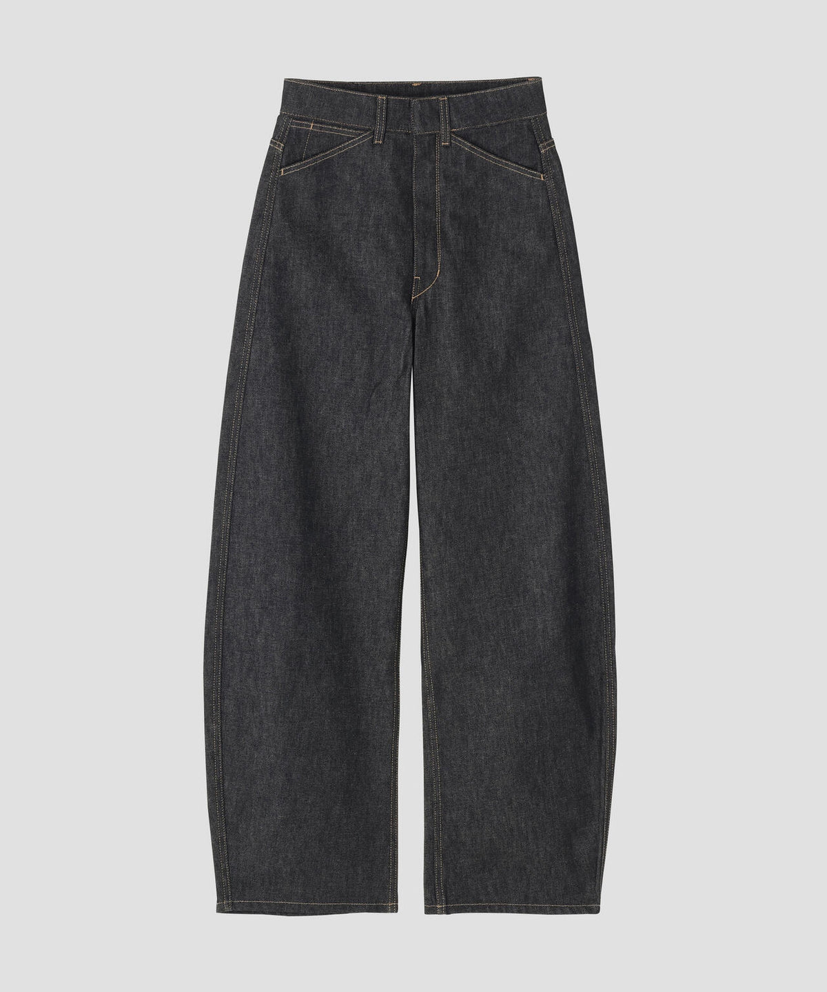 LEMAIRE / HIGH WAISTED CURVED PANTS WOMEN