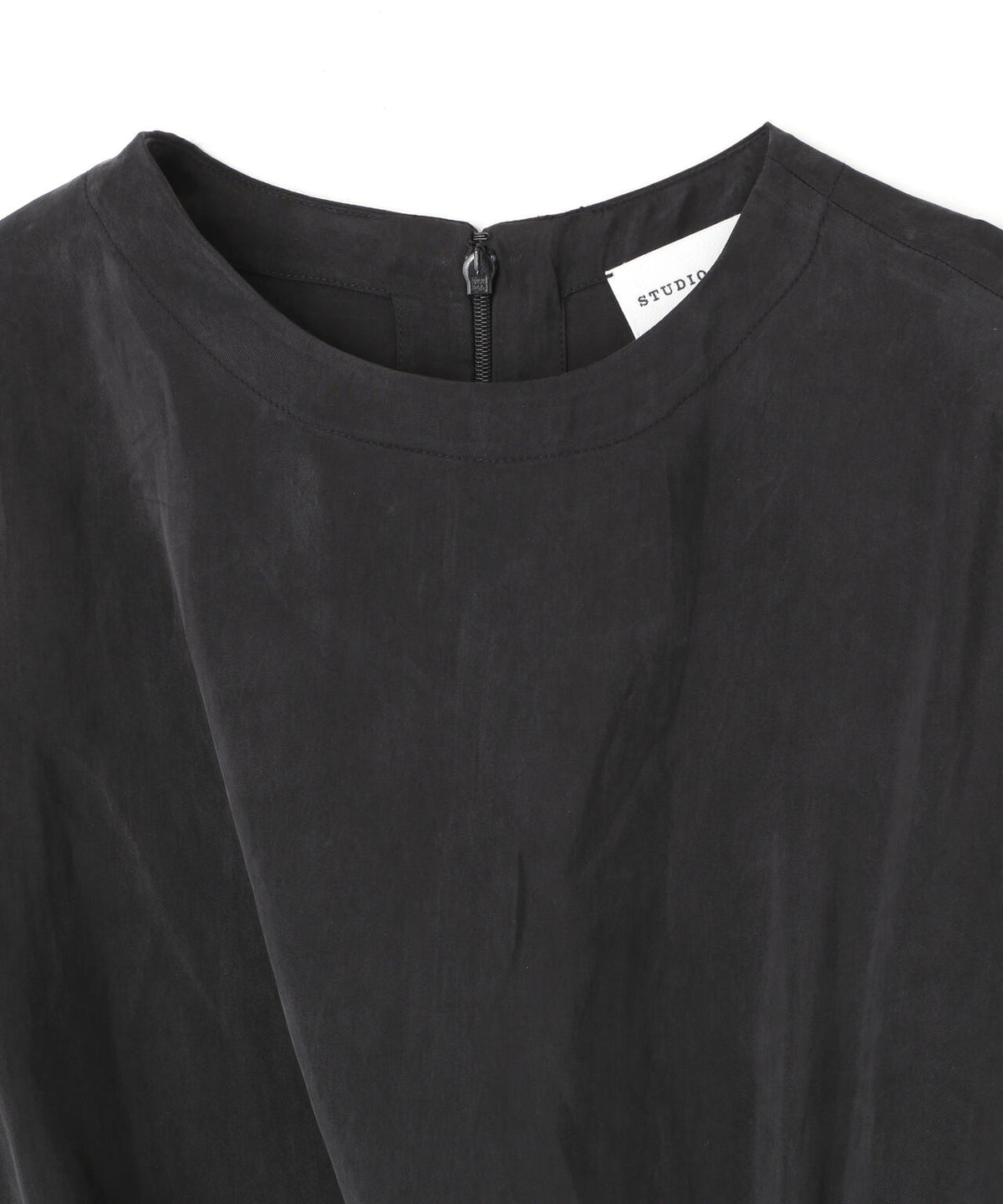 STUDIO NICHOLSON / POWDERED TENCEL KNOTTED SLEEVELESS DRESS
