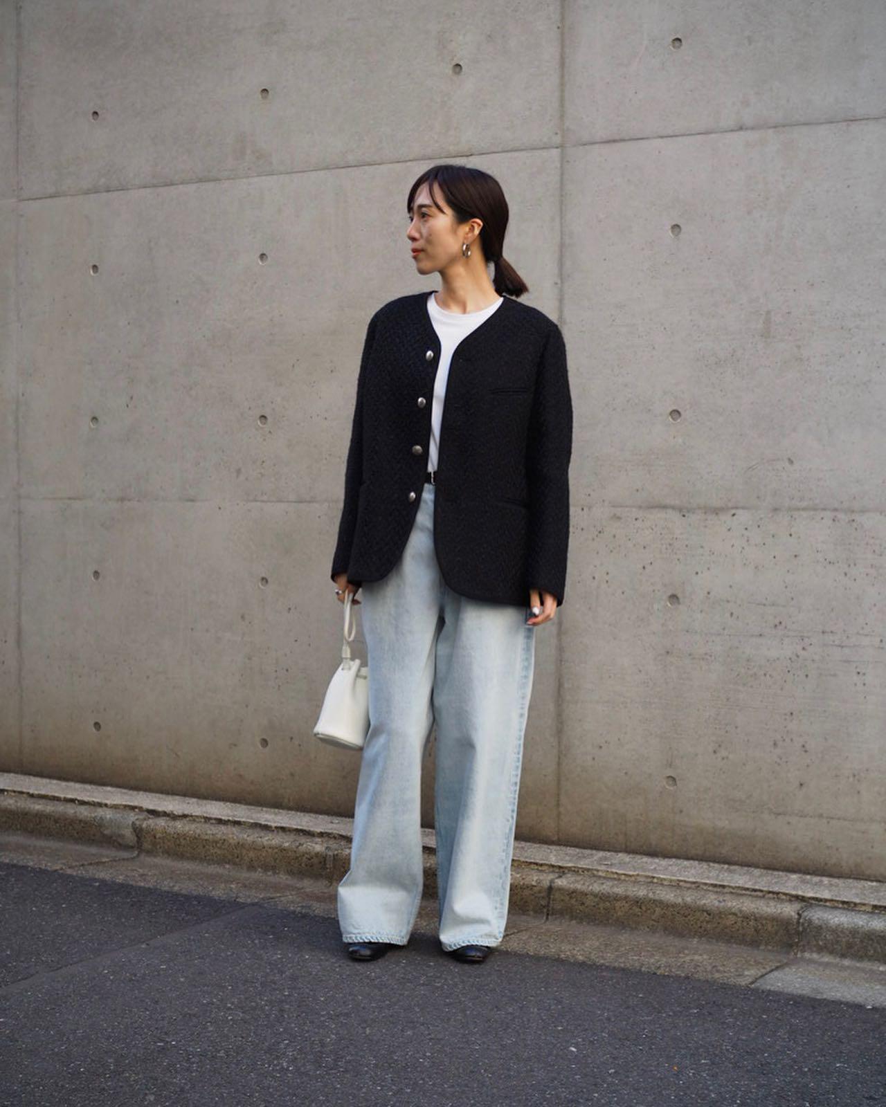 YLEVE / COTTON LINEN TWEED JACKET