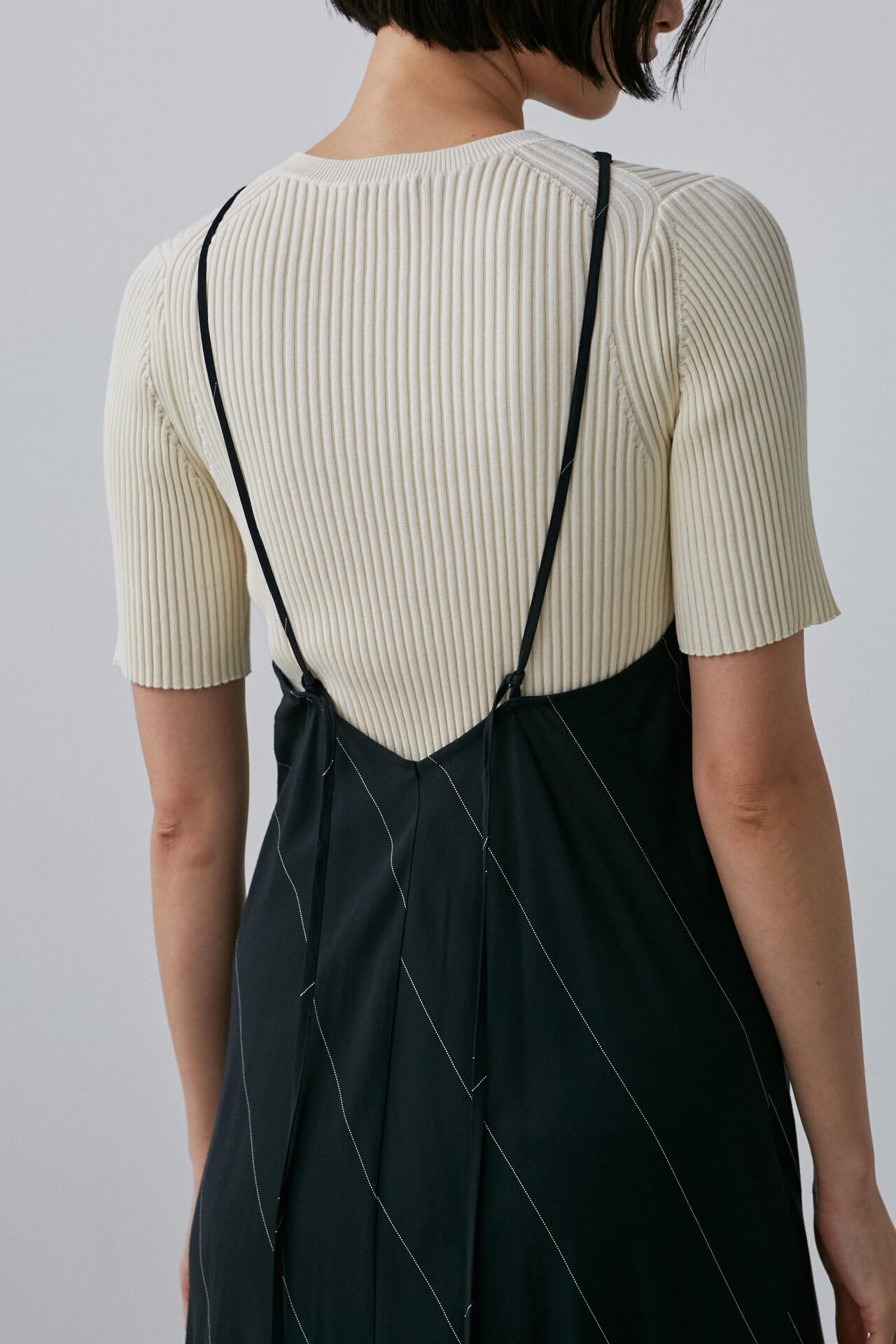 YLEVE / RAYON ACETATE STRIPE OP