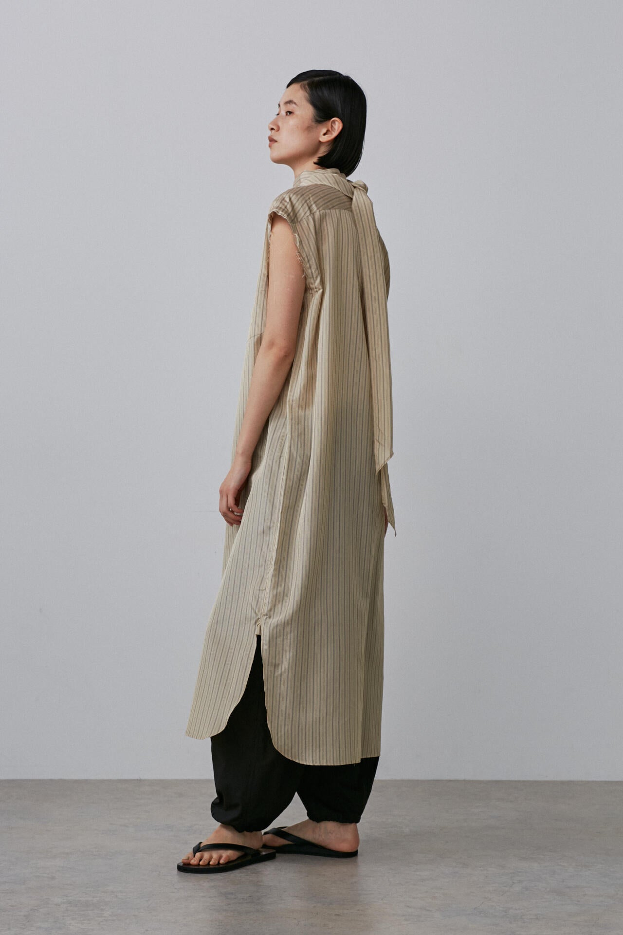 YLEVE / ACETATE CUPRA STRIPE SH/OP
