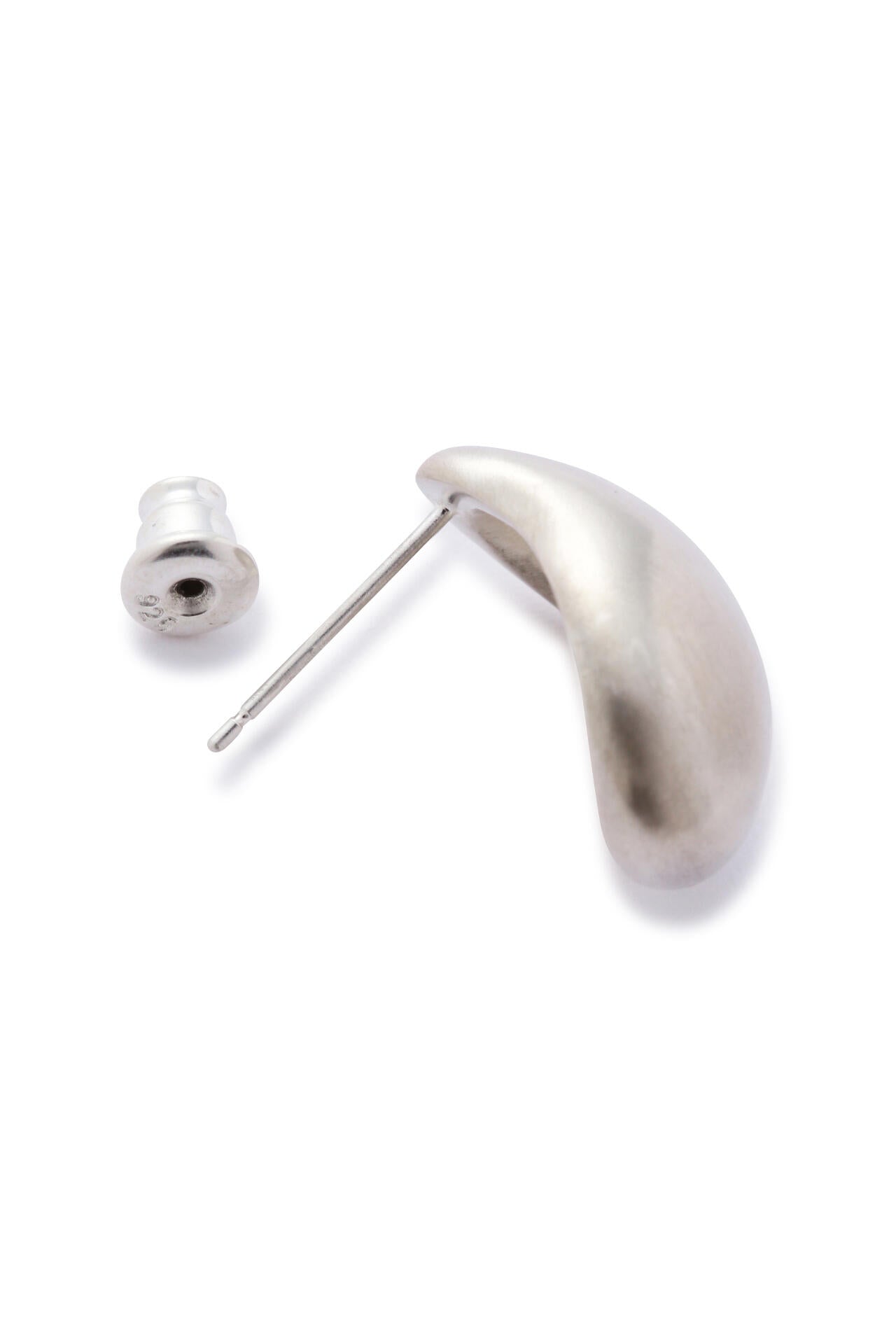YLEVE / SILVER STONE EARRING