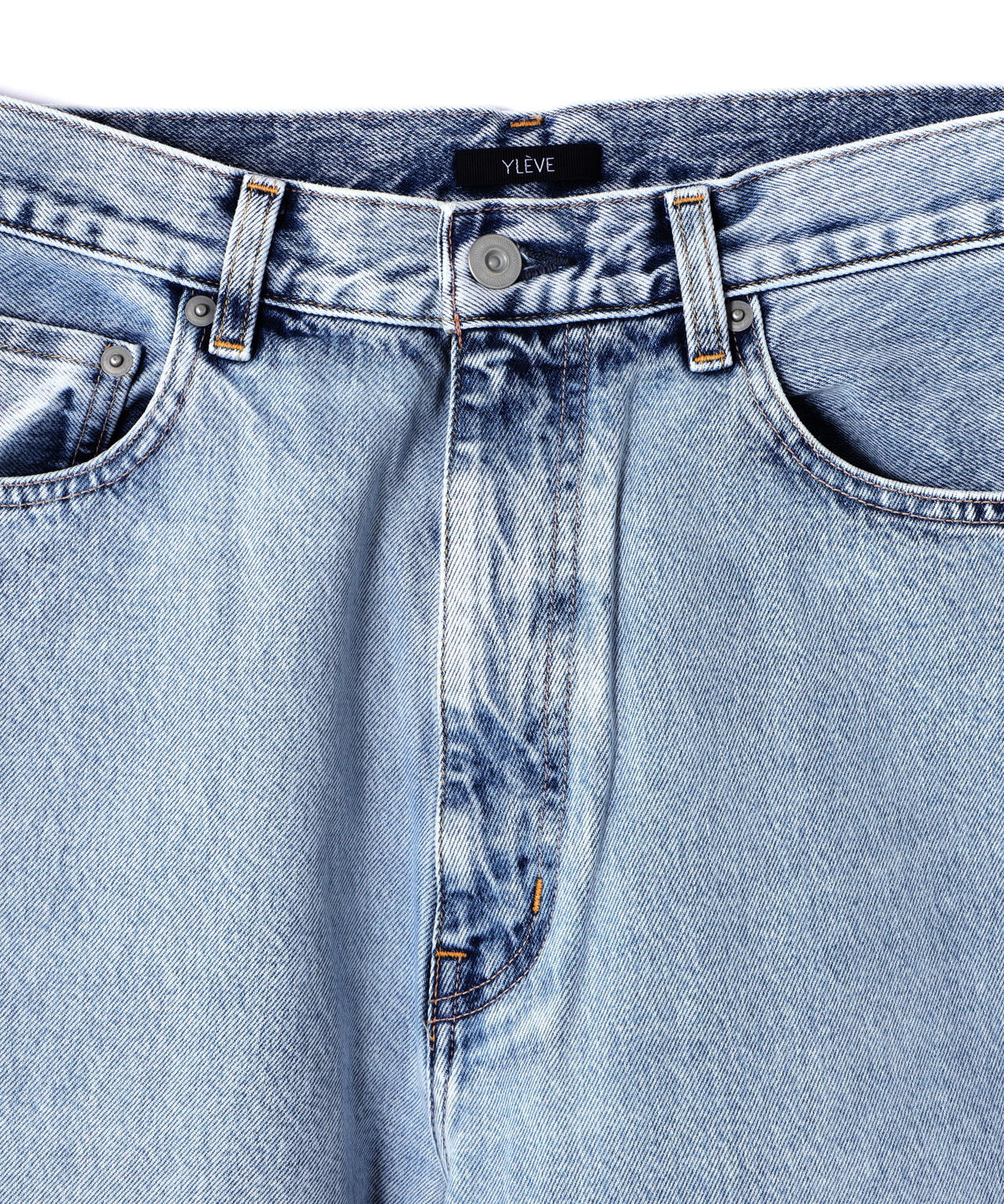 YLEVE / 13.5oz DENIM BAGGY FADE