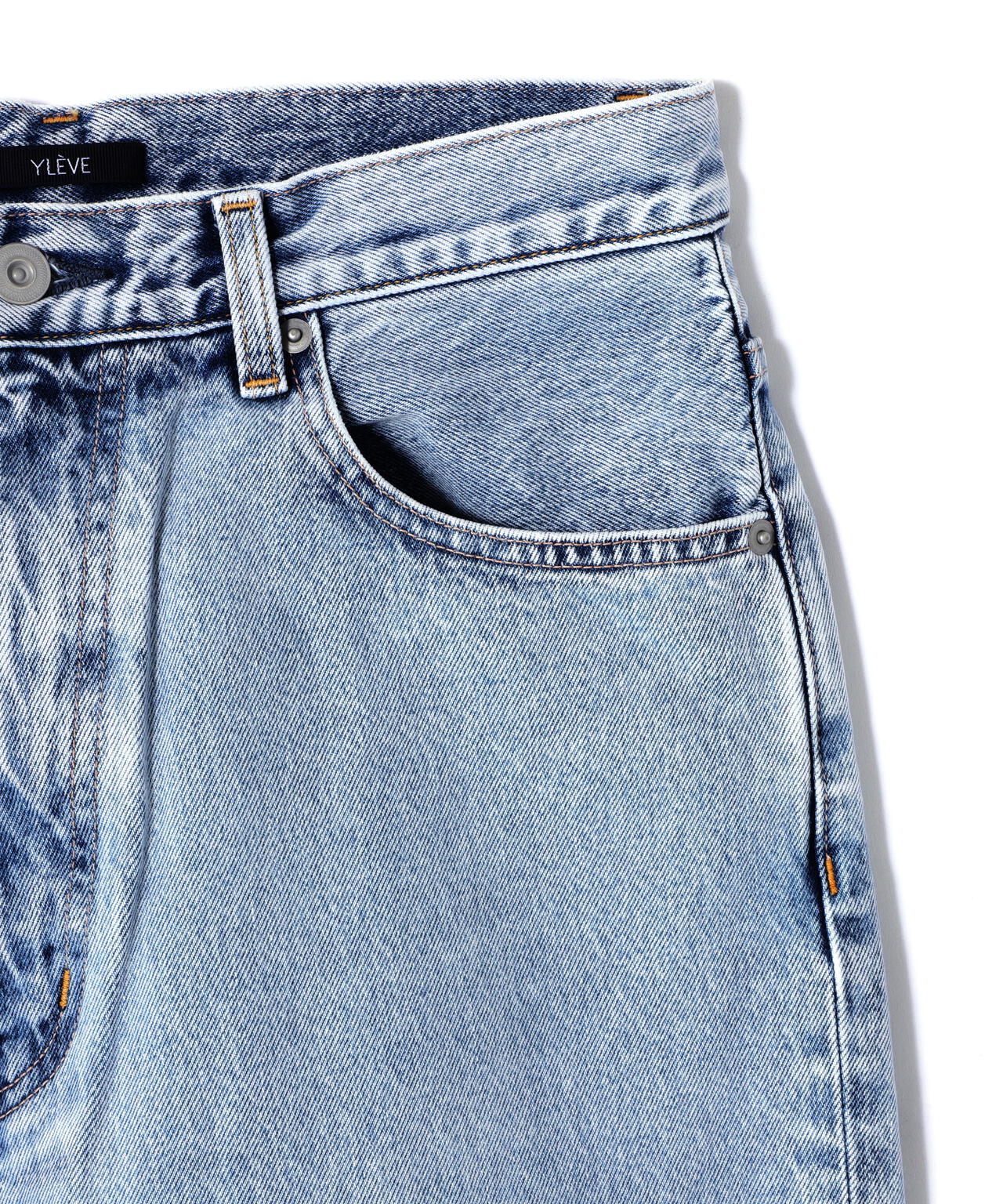 YLEVE / 13.5oz DENIM BAGGY FADE