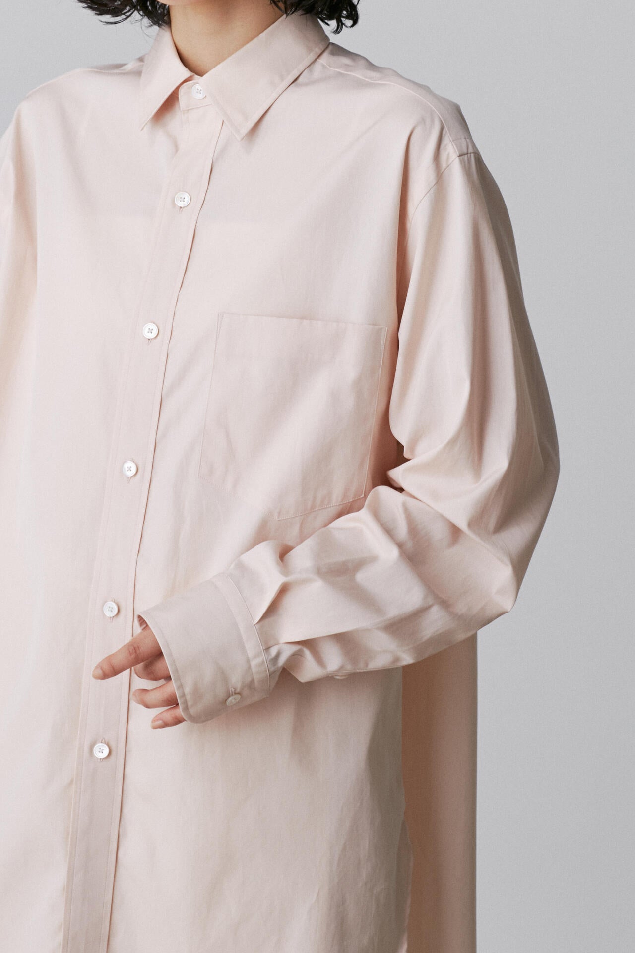 YLEVE / COTTON BROAD SHIRT