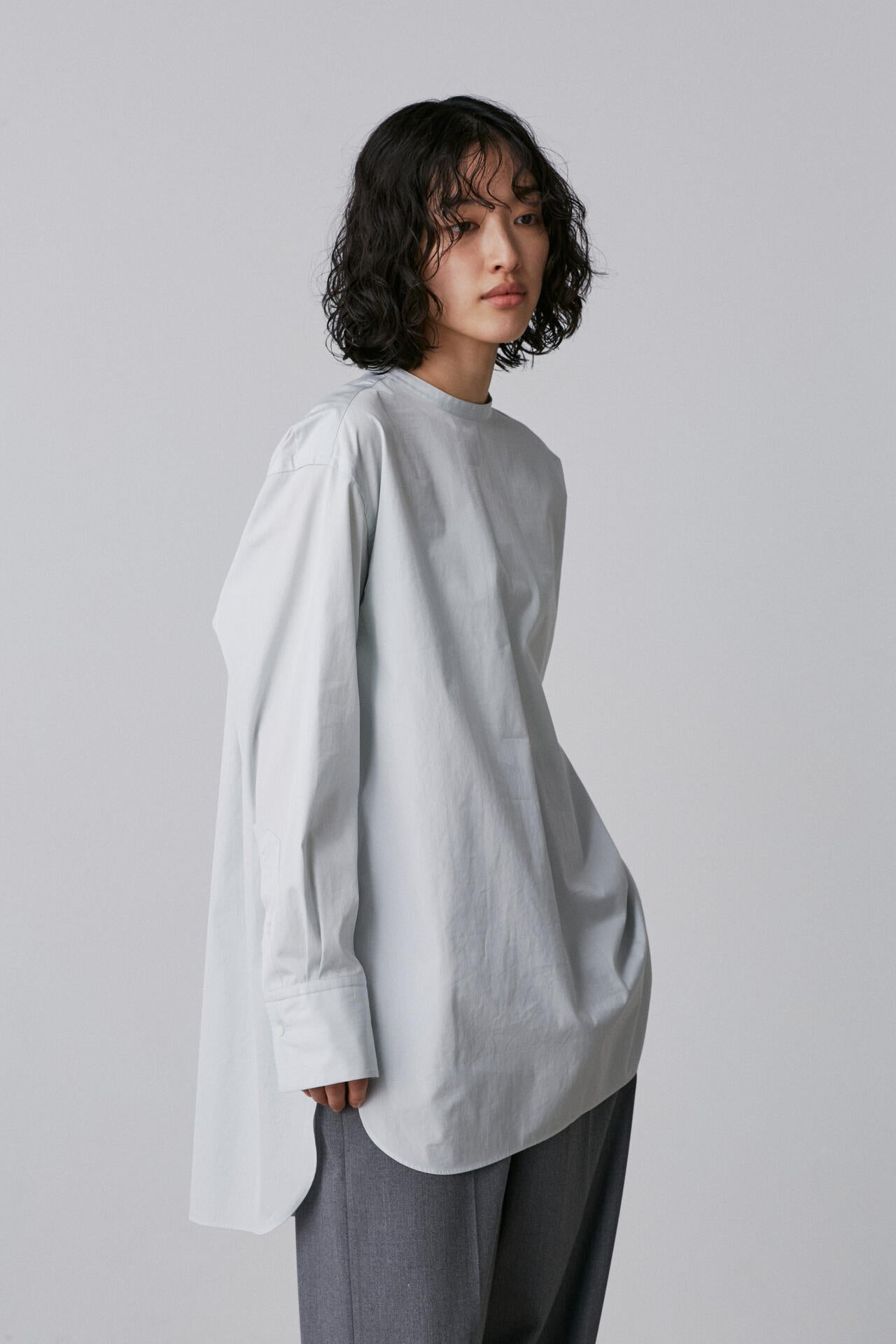 YLEVE / COTTON BROAD PULL OVER SHIRT