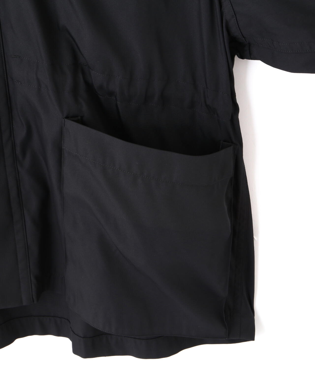 YLEVE / HIGH COUNT DOUBLE TWILL POLYESTER BLOUSON