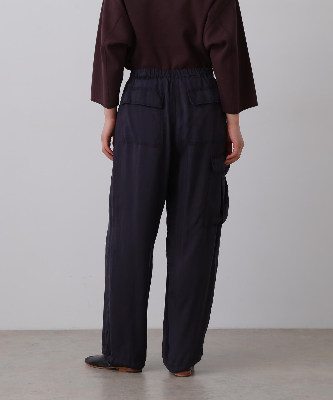 YLEVE / CUPRA TWILL GARMANT DYE EASY CARGO TROUSERS