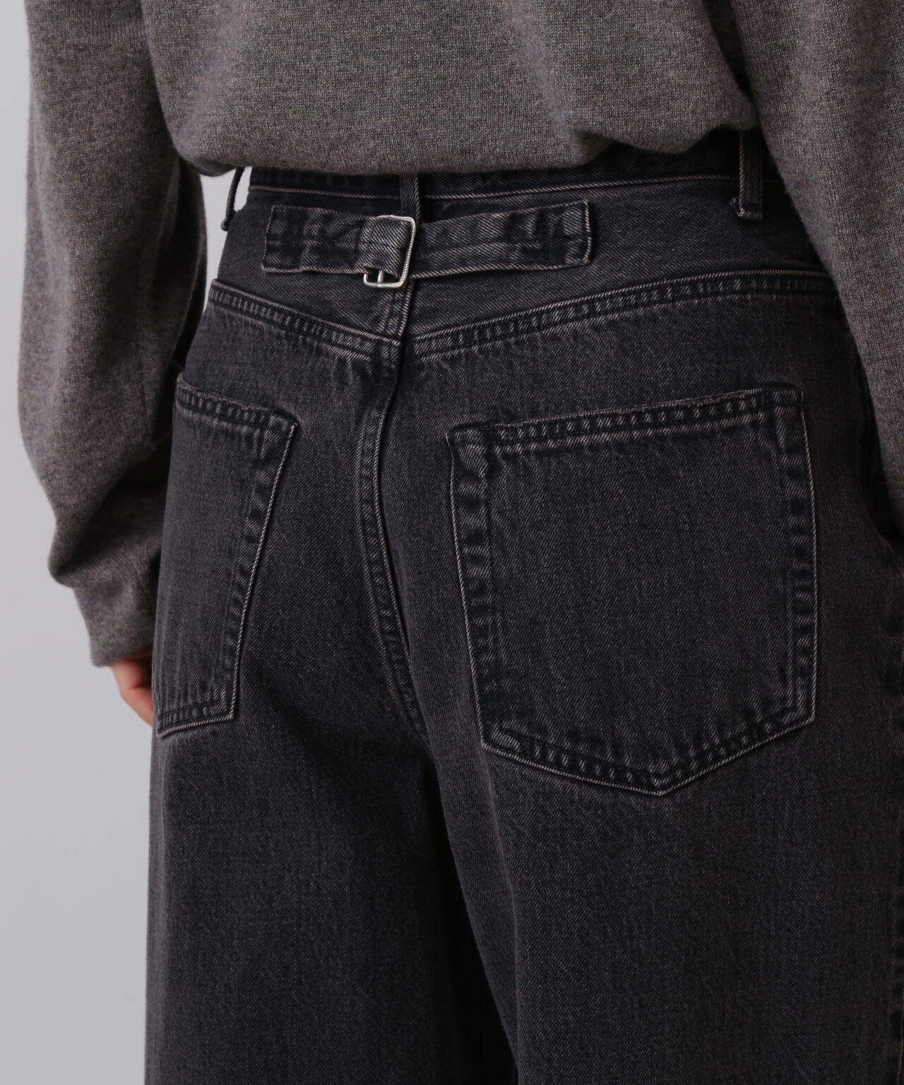 YLEVE / 13.5oz DENIM HIGH WAIST WIDE
