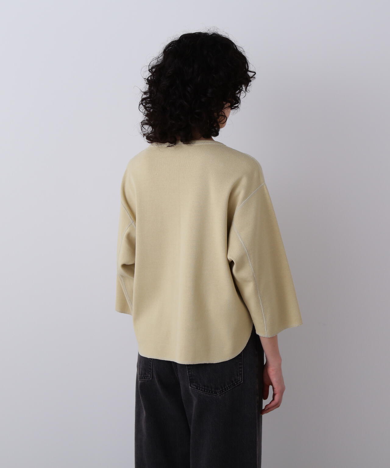 YLEVE / COTTON RIB PULLOVER