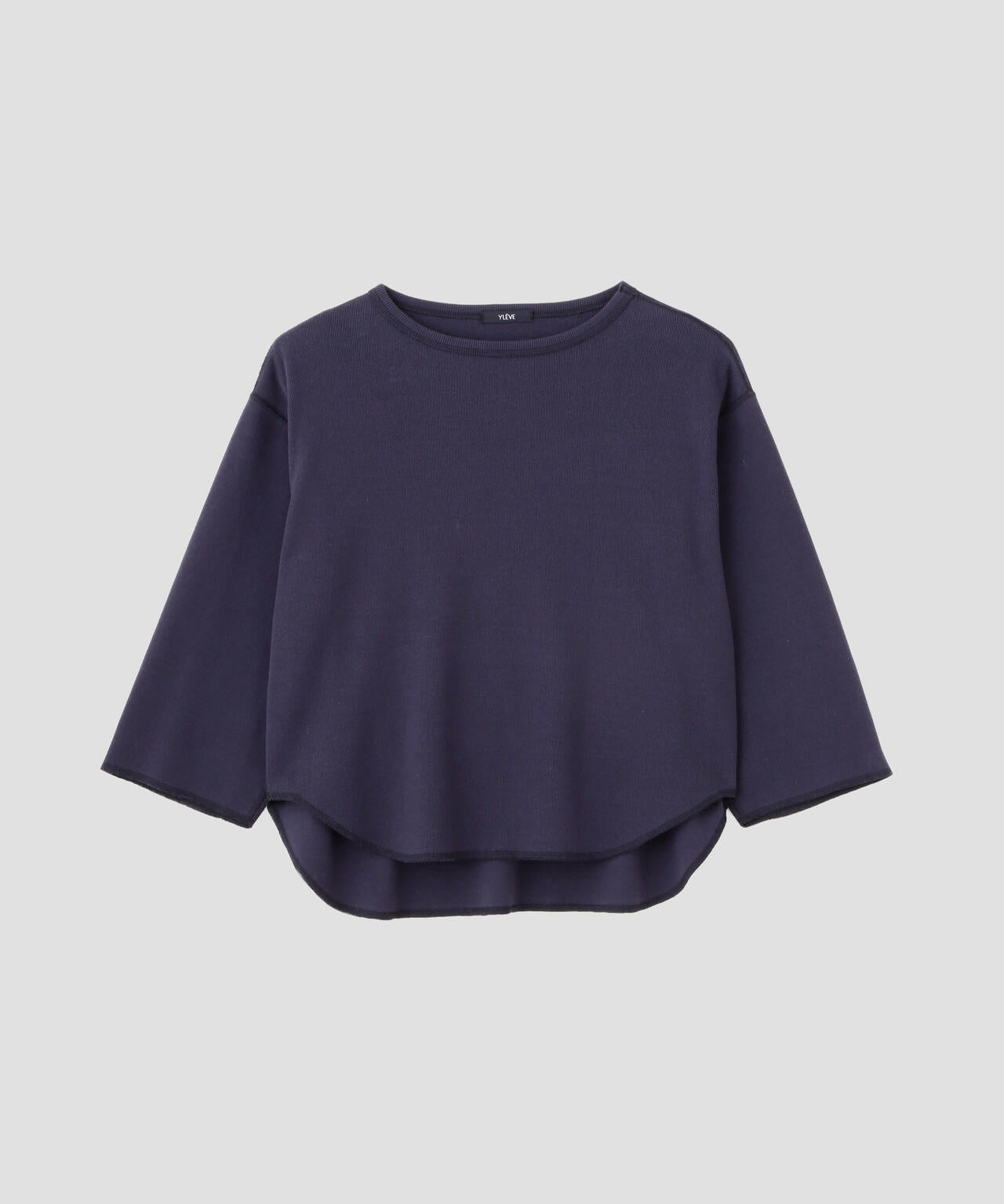 YLEVE / COTTON RIB PULLOVER