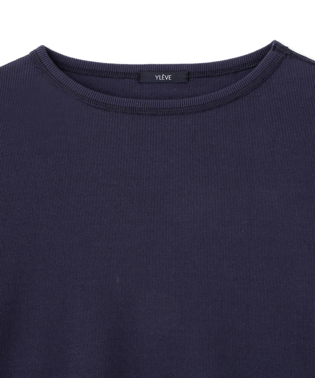 YLEVE / COTTON RIB PULLOVER