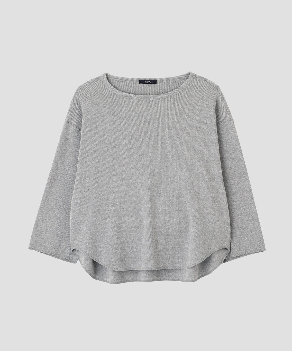 YLEVE / COTTON RIB PULLOVER