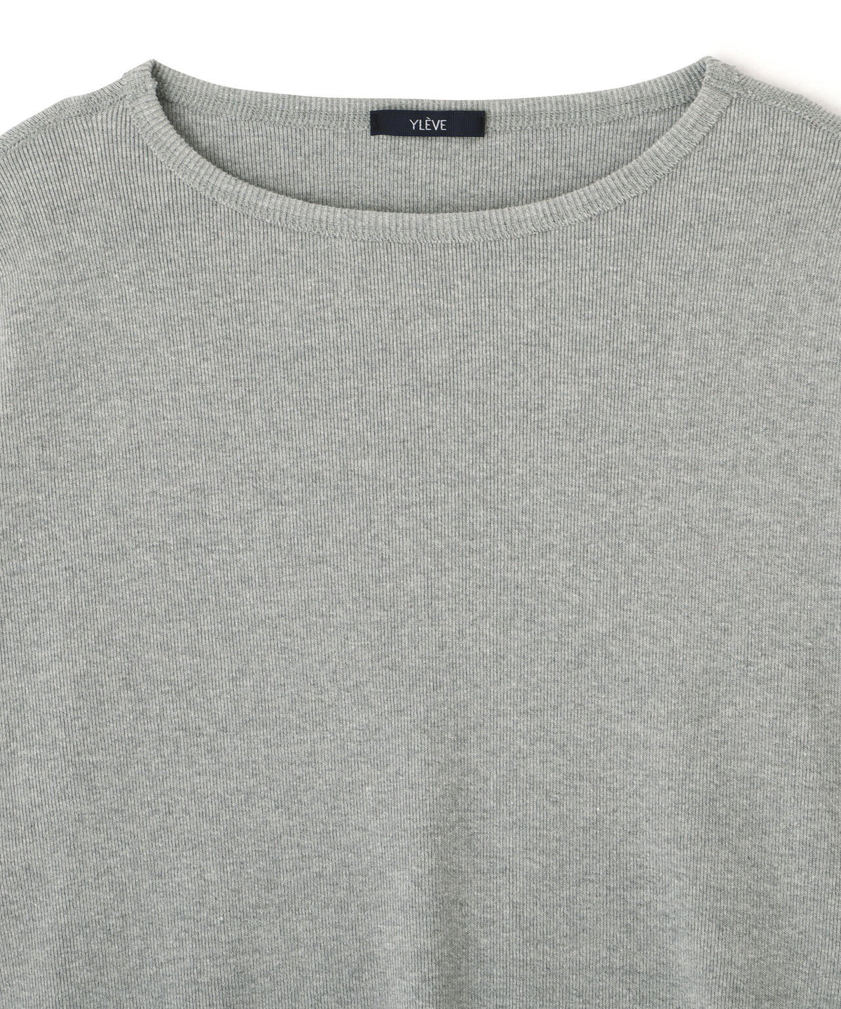 YLEVE / COTTON RIB PULLOVER