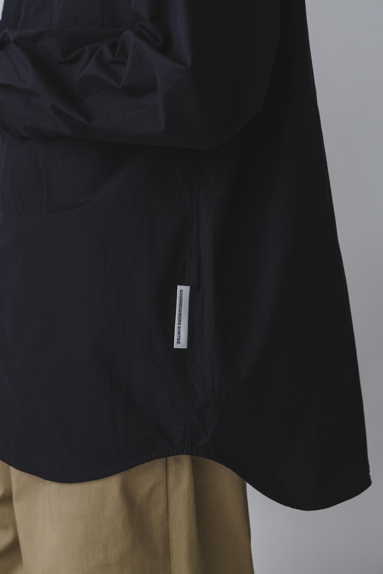 GOODNEIGHBORS SHIRTS / BASUKIA BAND COLLAR SH