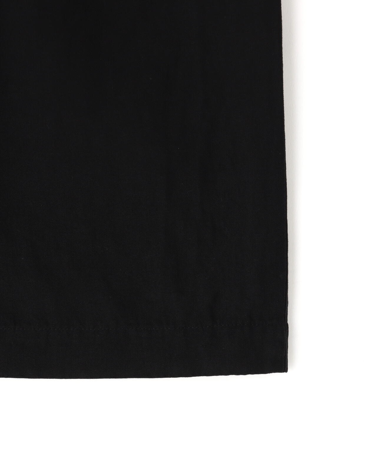ATON / COTTON LINEN VOILE TWO TUCKED EASY SHORTS