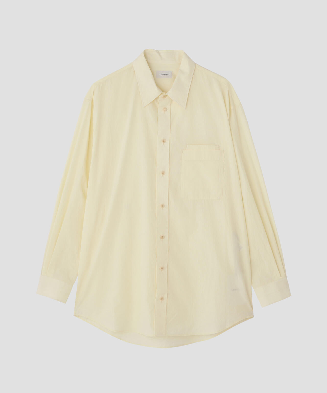 LEMAIRE / CREPE COTTON DOUBLE POCKET SHIRT