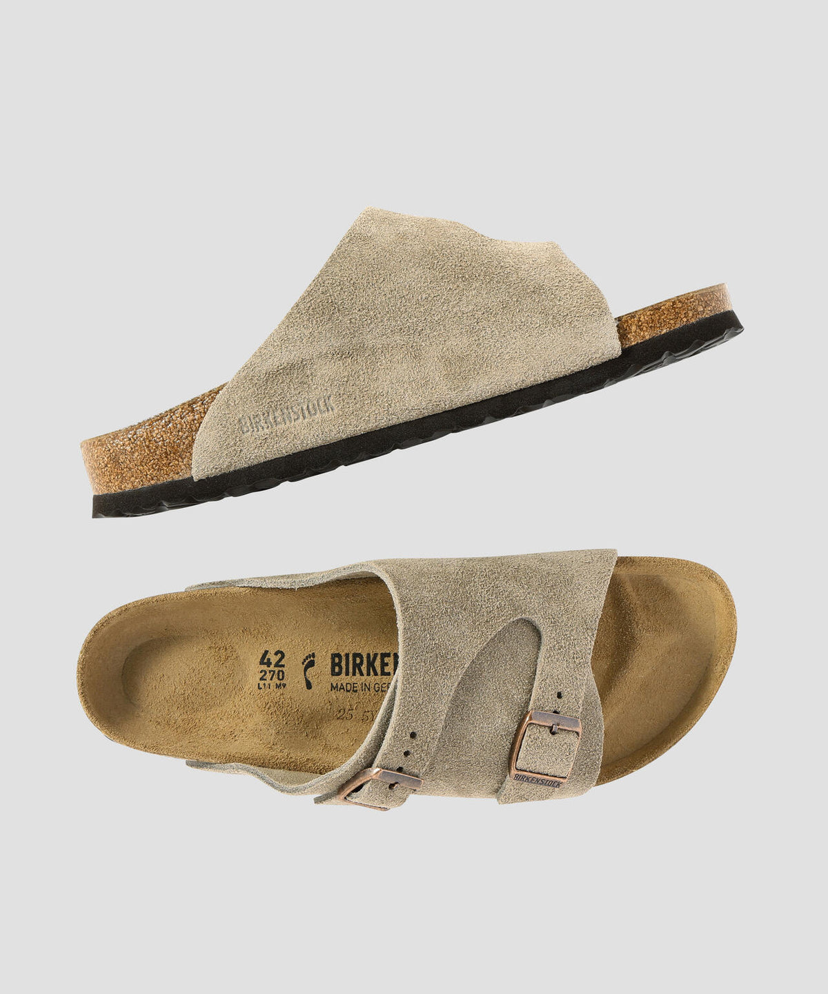BIRKENSTOCK / Zürich LEVE TAUPE NARROW MEN