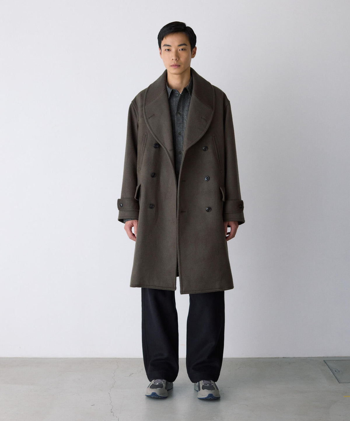 blurhmsROOTSTOCK / WOOL MELTON MACKINAW COAT MEN