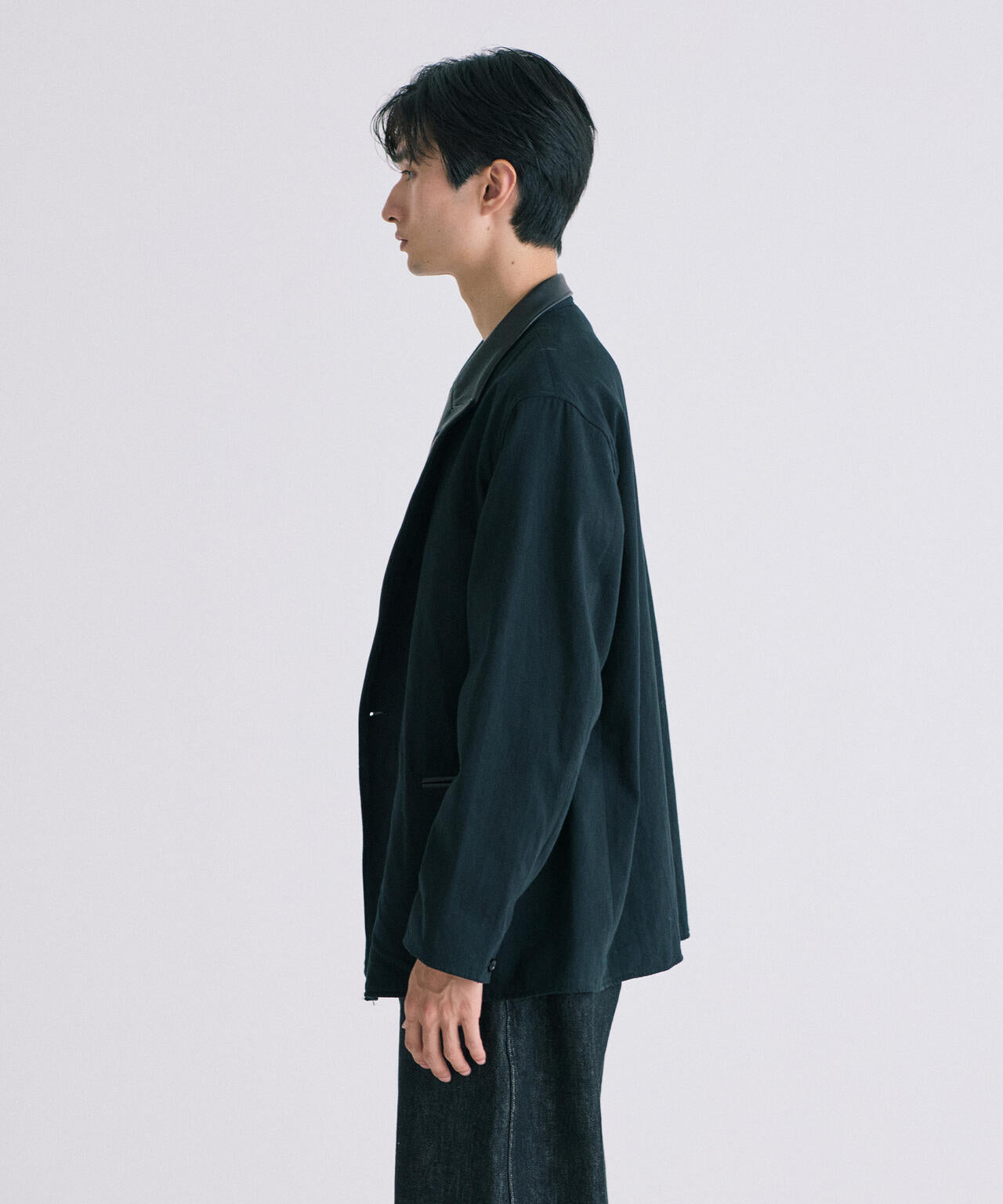 blurhms / DENIM-LEATHER JACKET MEN