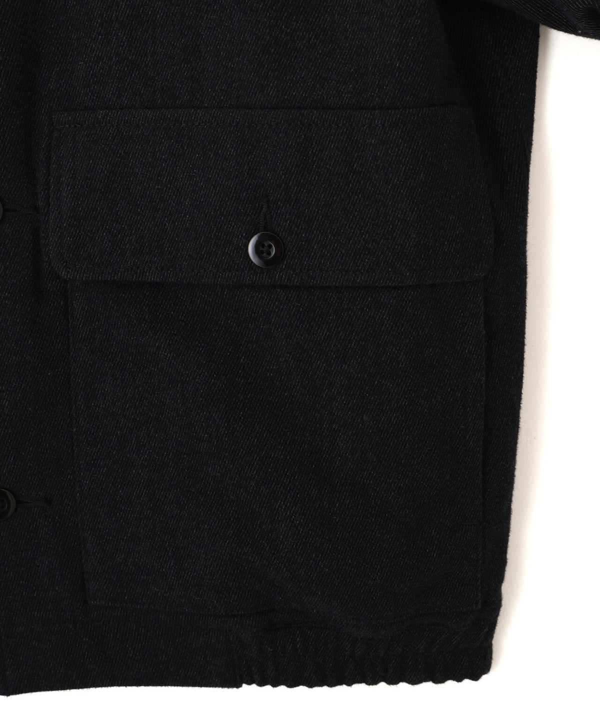 ATON / WOOL COTTON KERSEY WORK JACKET