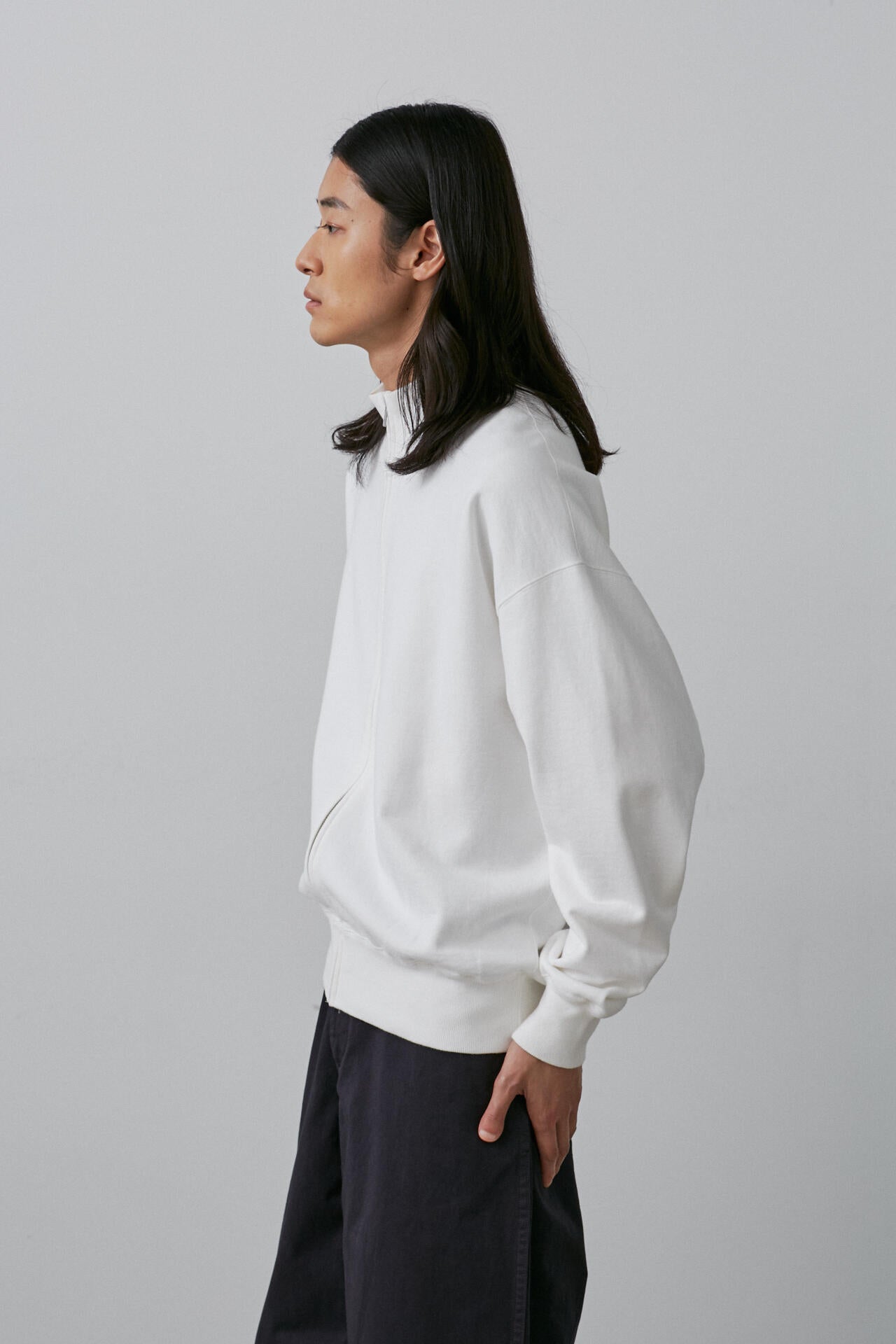 Y / ORGANIC COTTON HEAVY WEIGHT FLEECE BZ