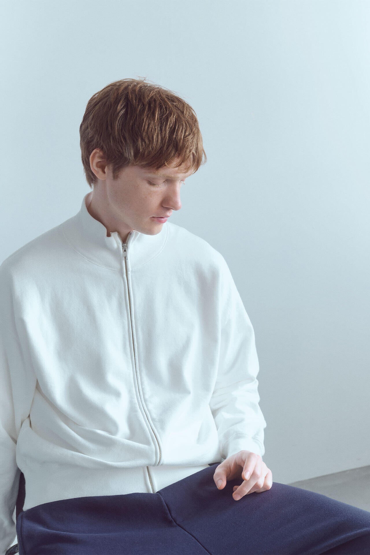 Y / ORGANIC COTTON HEAVY WEIGHT FLEECE BZ