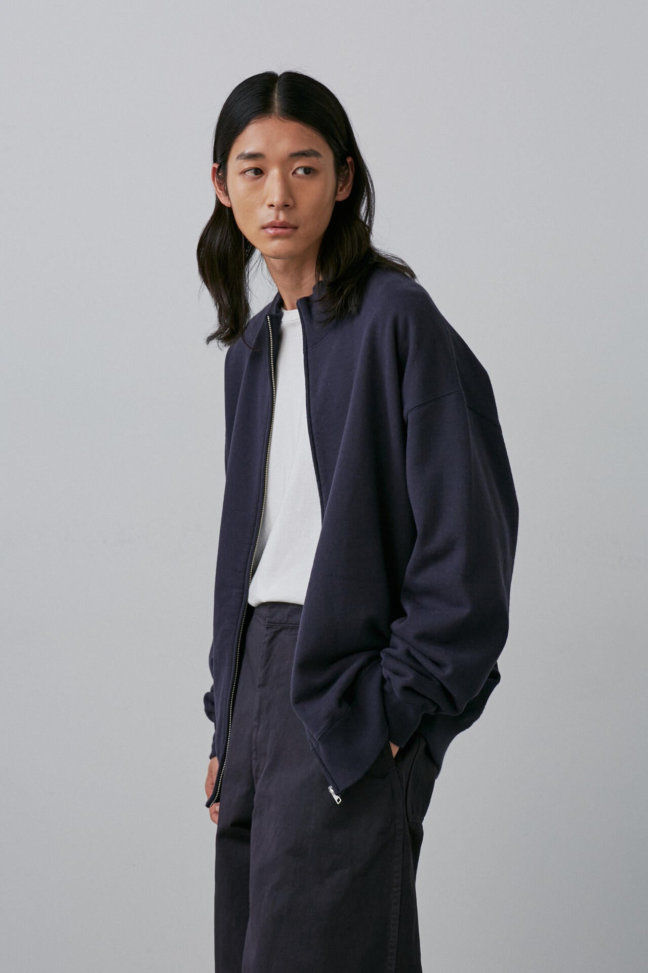 Y / ORGANIC COTTON HEAVY WEIGHT FLEECE BZ