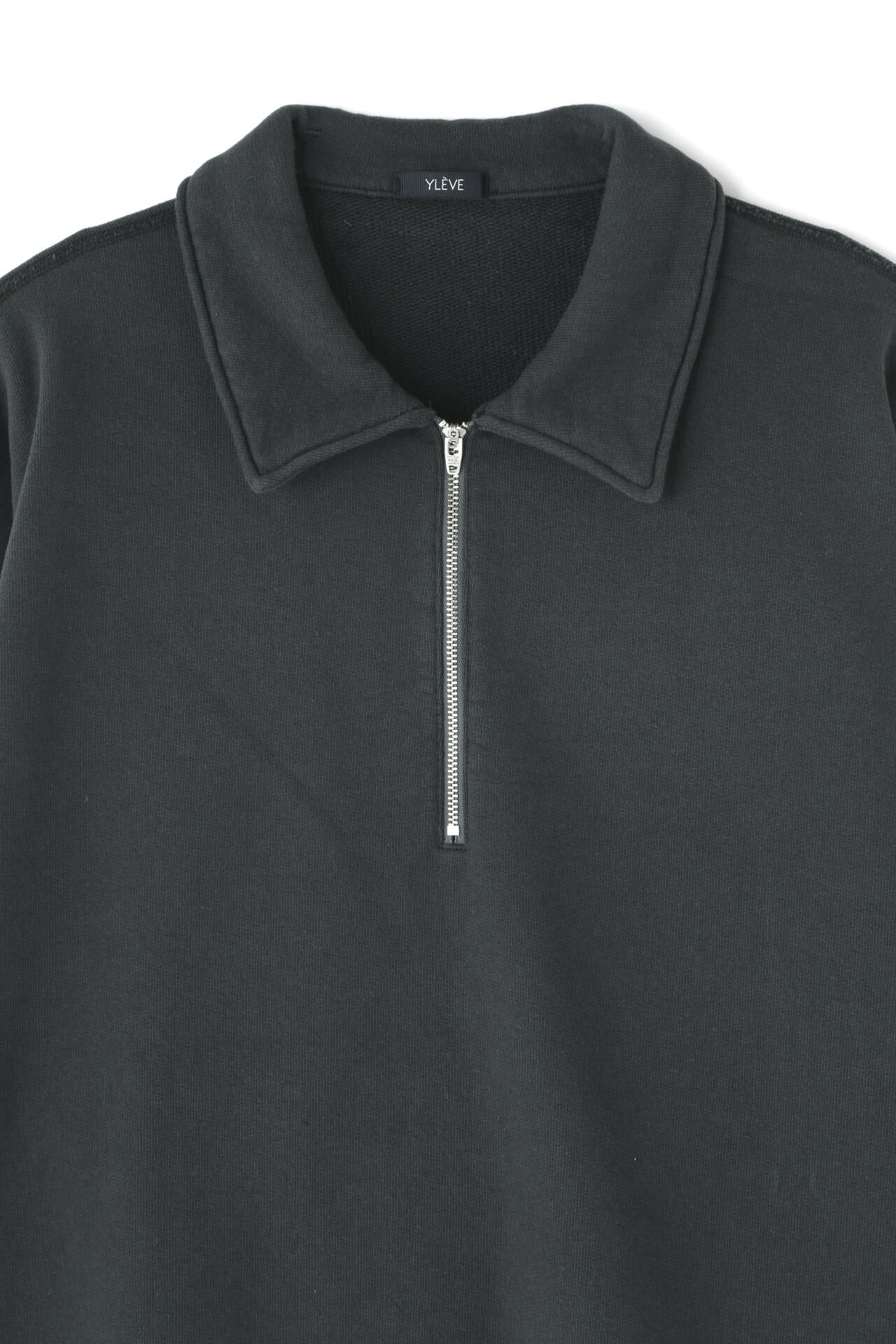 YLEVE / COTTON FLEECE HALF ZIP P/O