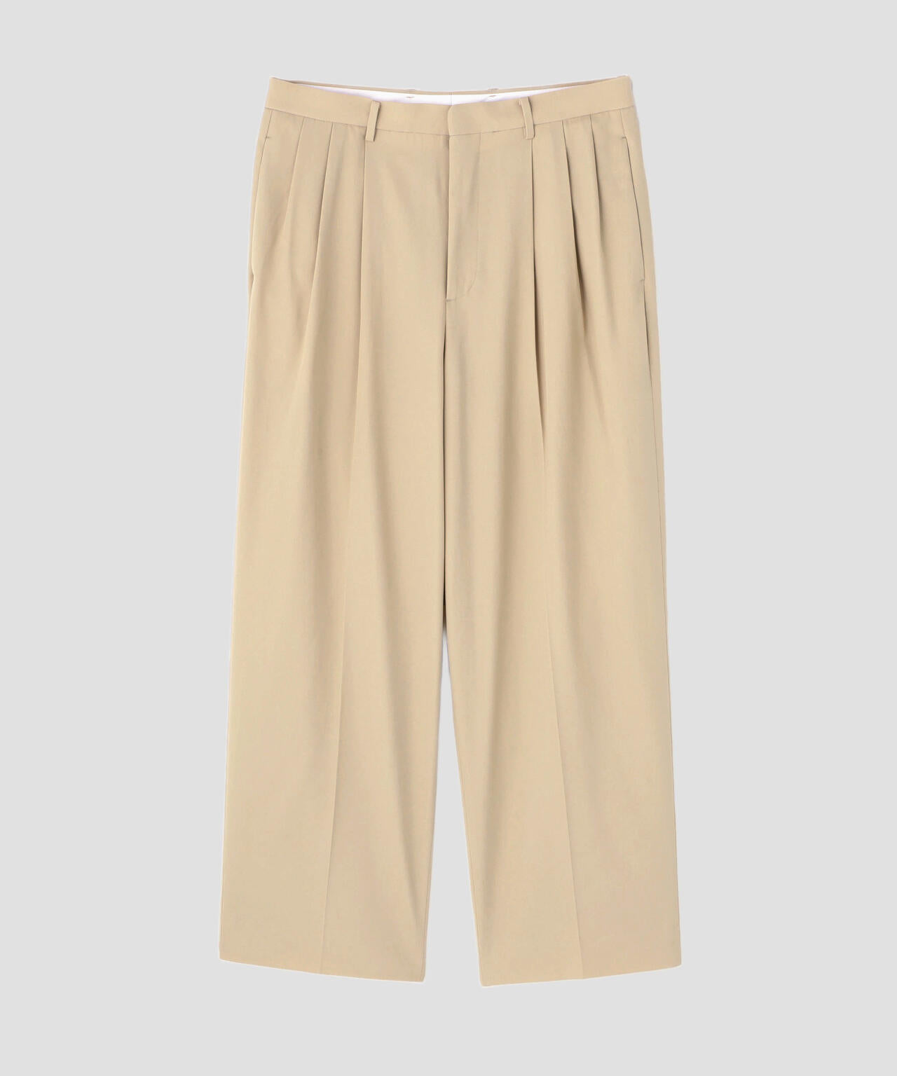YLEVE / HIGHTWISTED COTTON GABA TROUSERS