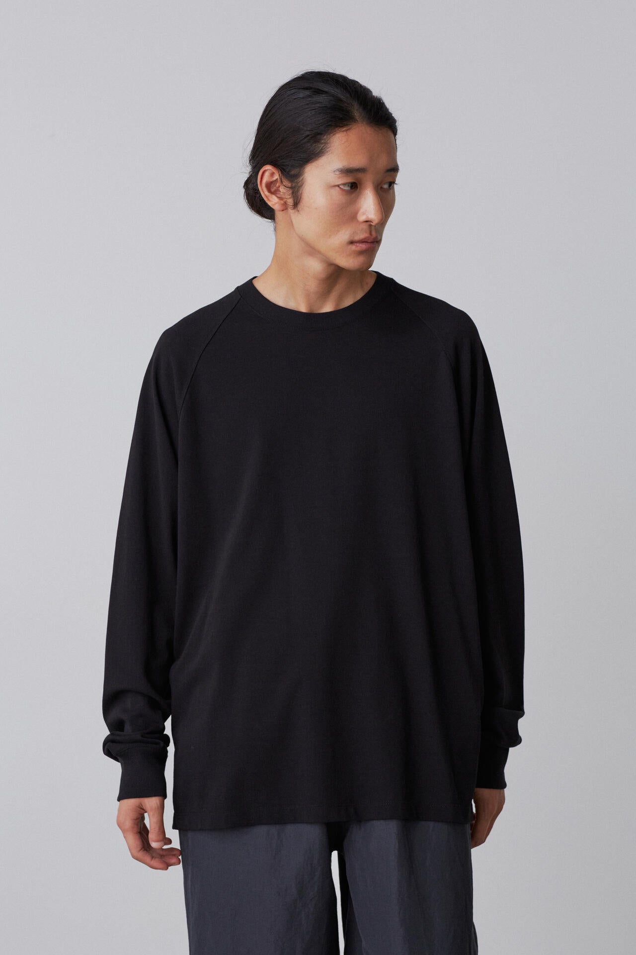 YLEVE / SUPIMA COTTON CUPRA LONG SLEEVE T‐SHIRT