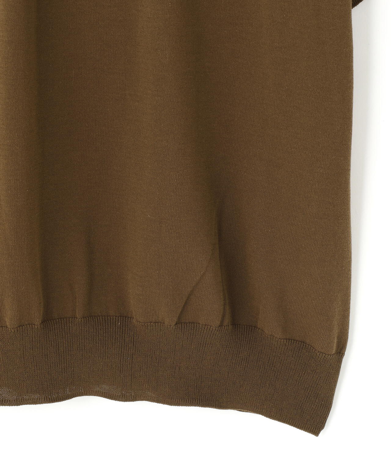 YLEVE / ICE COTTON PULL OVER KNIT