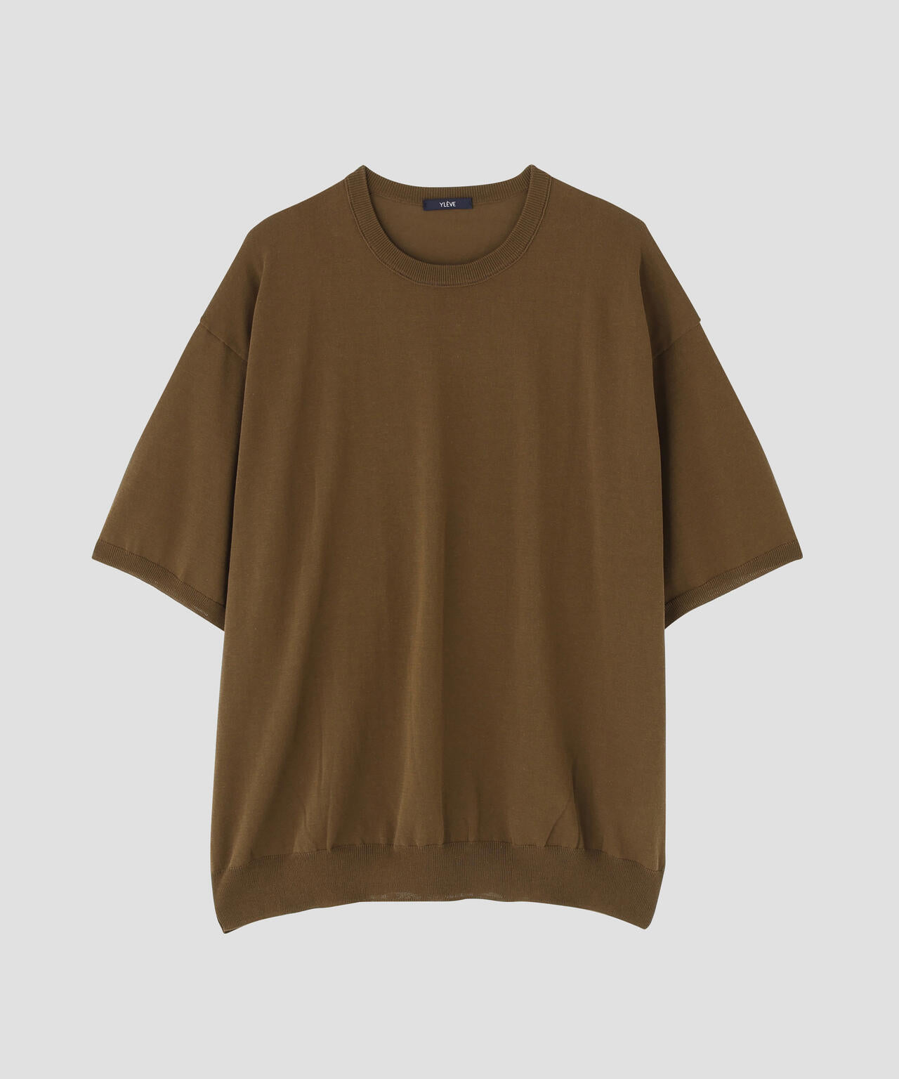YLEVE / ICE COTTON PULL OVER KNIT