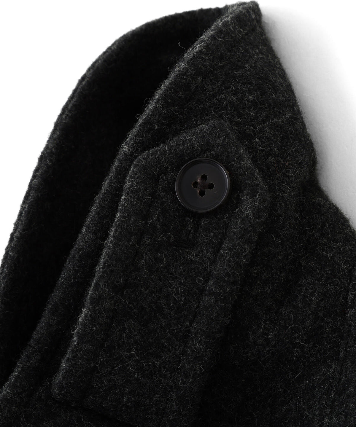 YLEVE / BLANKET-BRUSHED WOOL LONG COAT