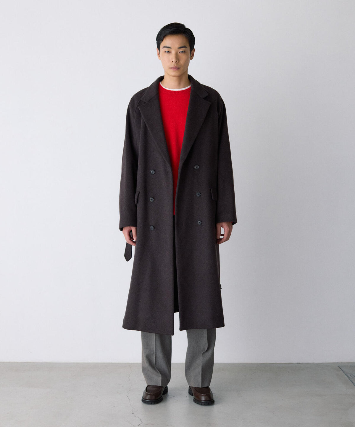 YLEVE / WOOL CASHMERE BEVER COAT MEN