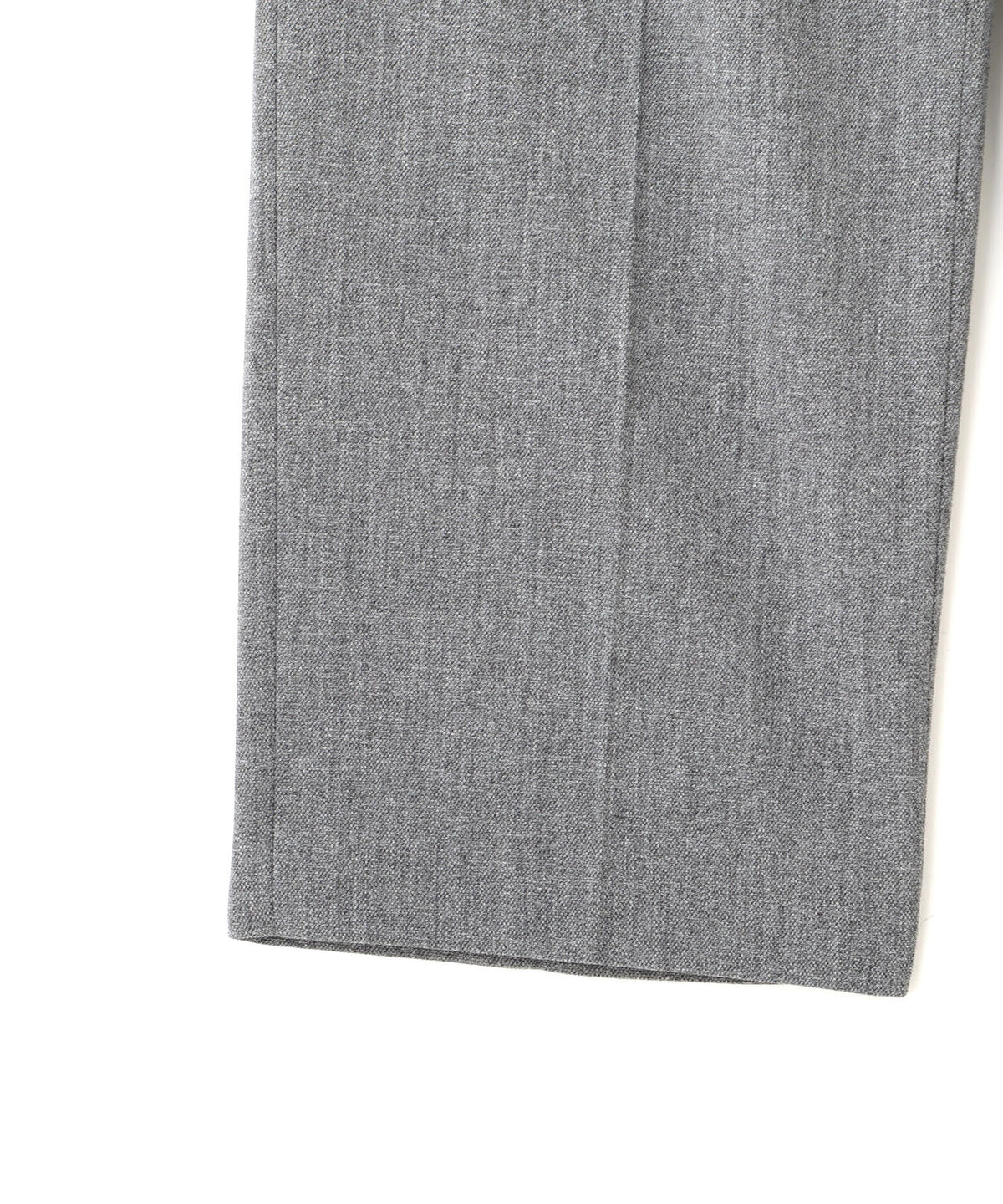 YLEVE / ROUGH WOOL TROUSERS