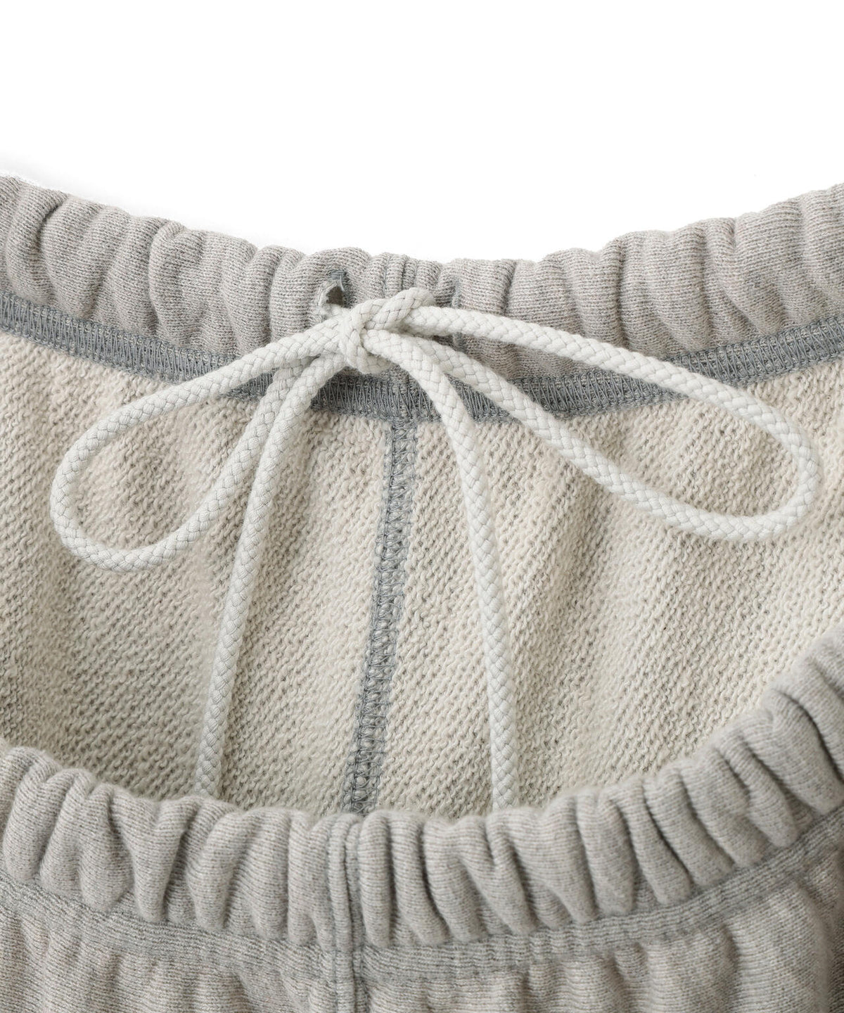 YLEVE / SUN-FADED COTTON SWEAT CUT-OFF PANTS