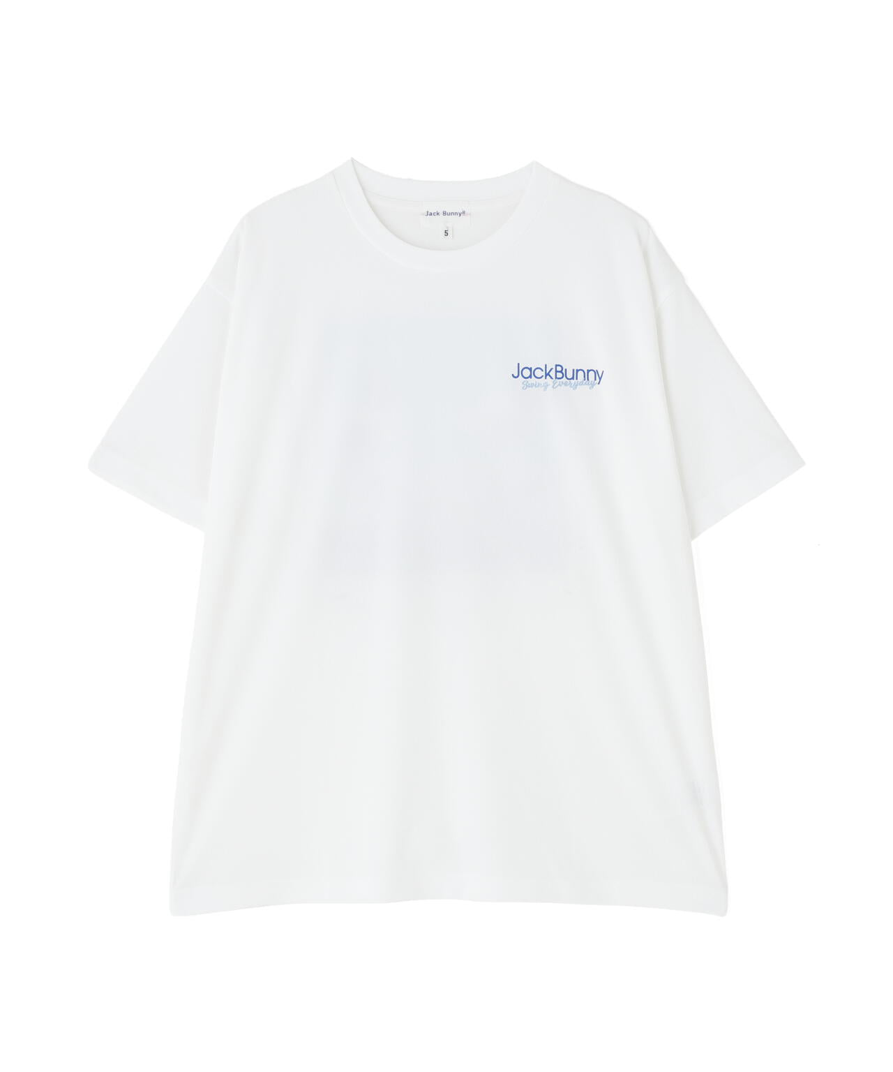 PEバックメッシュプリントTシャツ