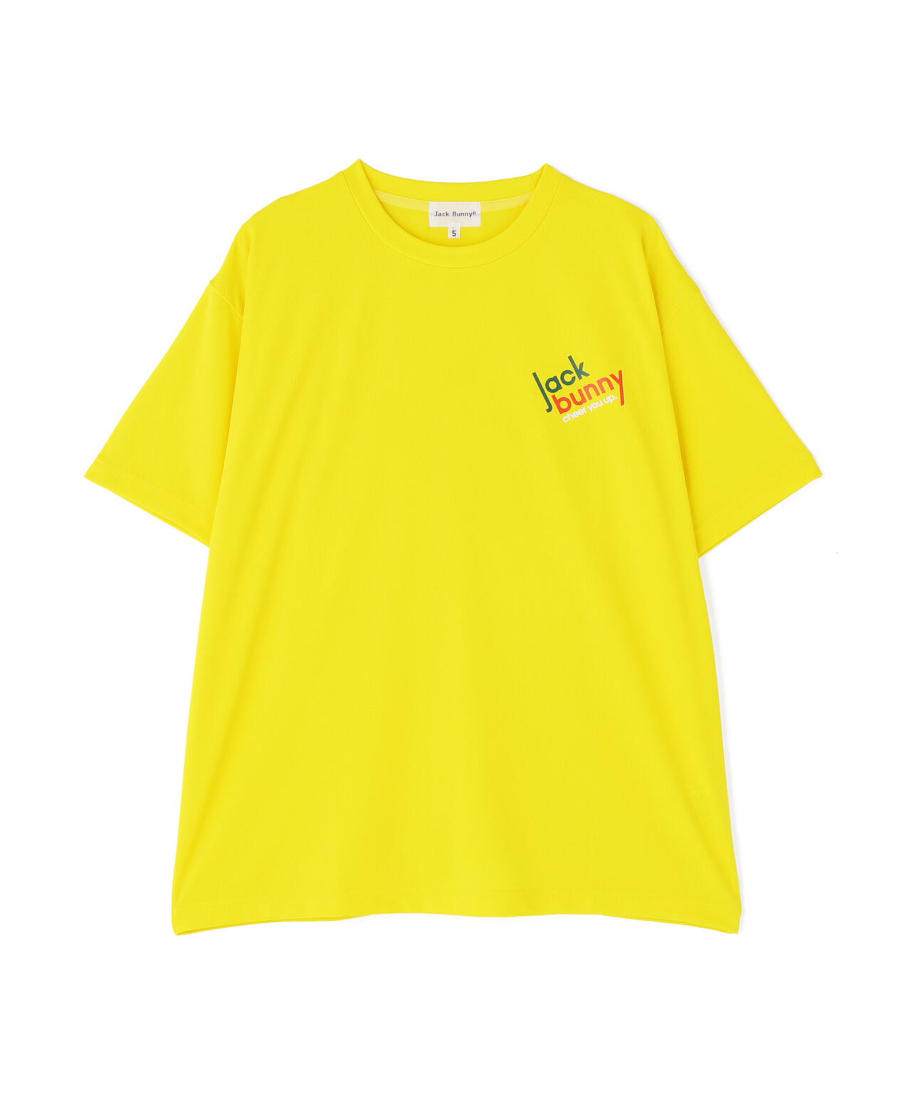 PEバックメッシュプリントTシャツ