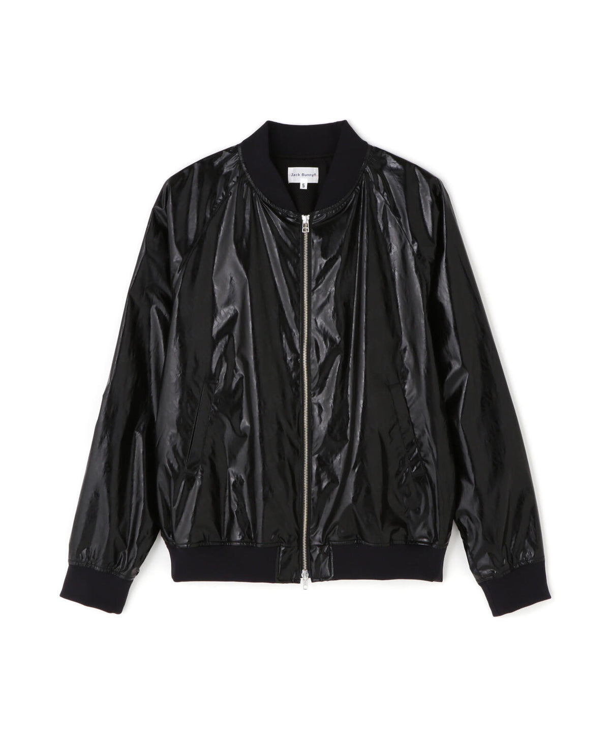 シャイニーロゴタフタジップブルゾン (MENS)