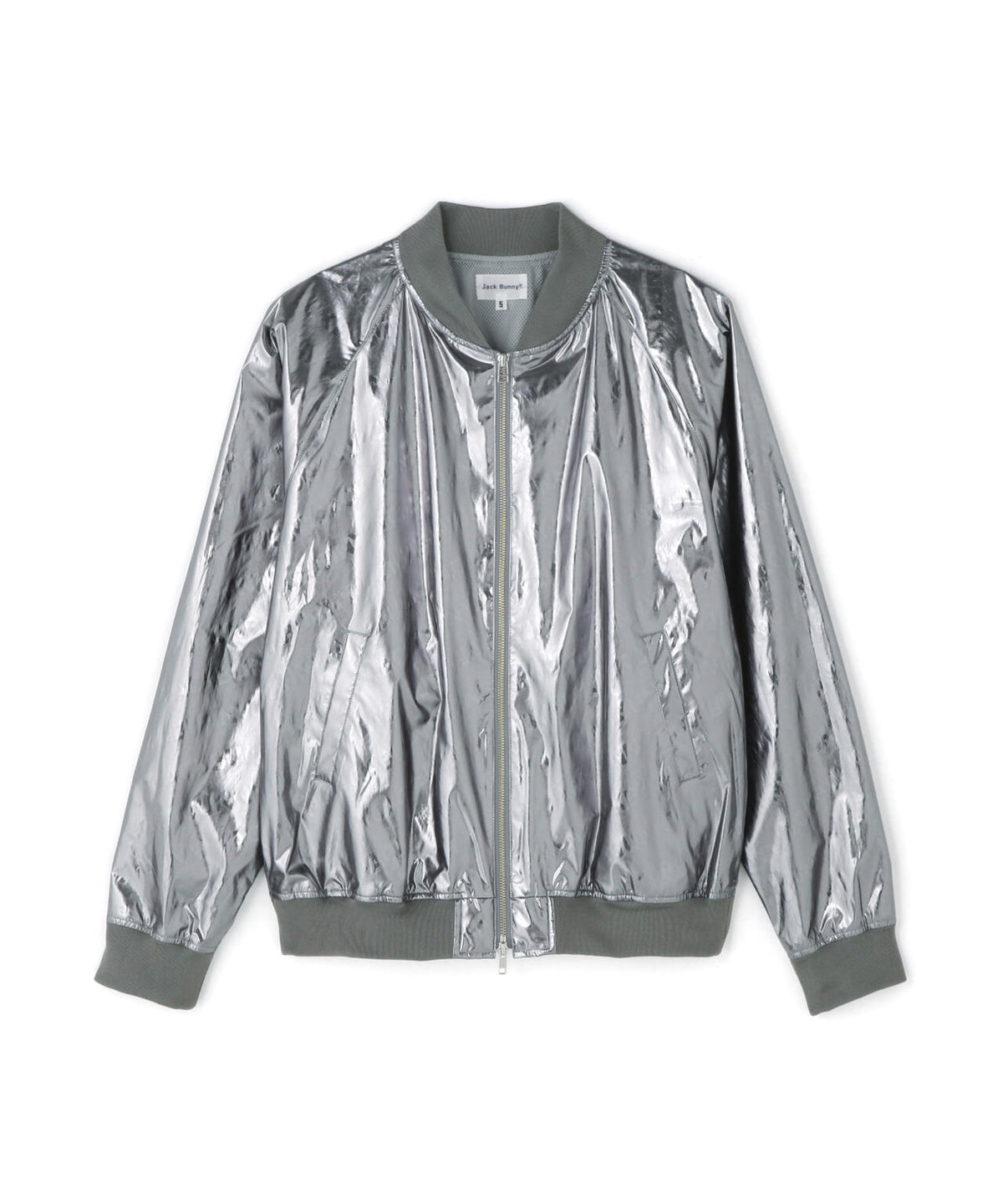 シャイニーロゴタフタジップブルゾン (MENS)