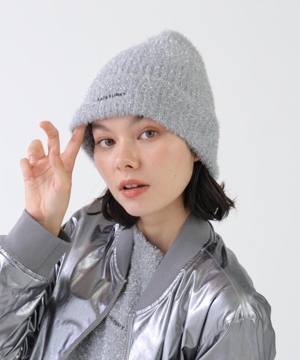 シャギーニットキャップ (UNISEX)