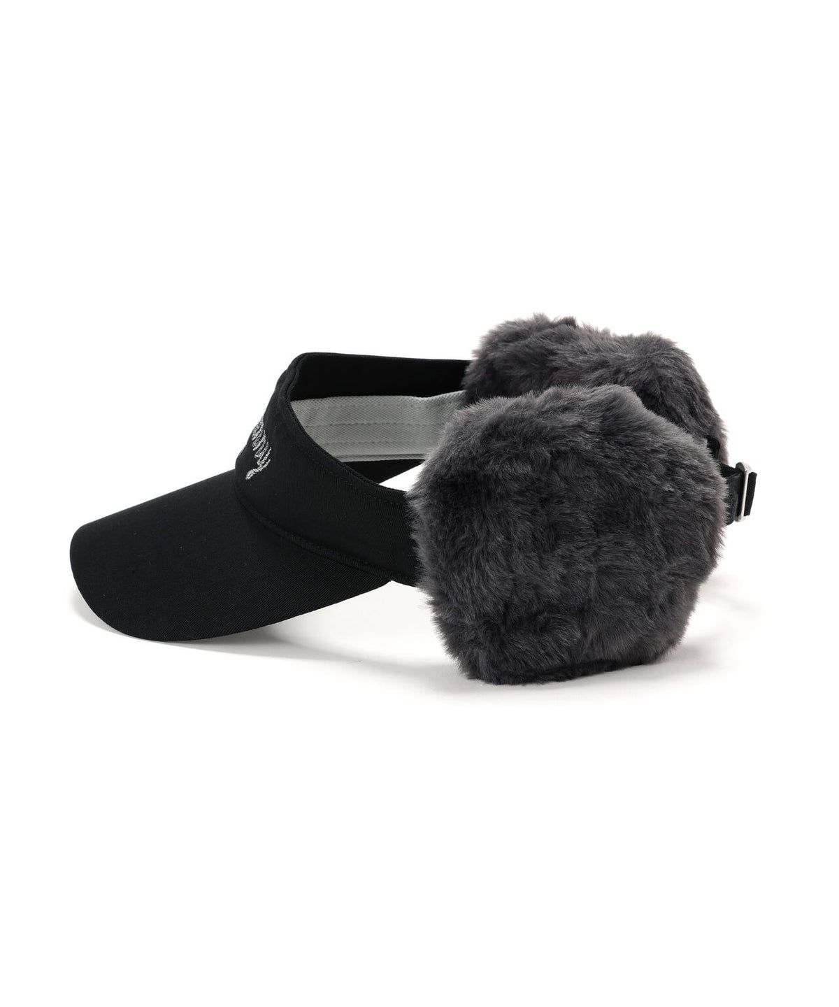 ファー耳当て付きバイザー (UNISEX)