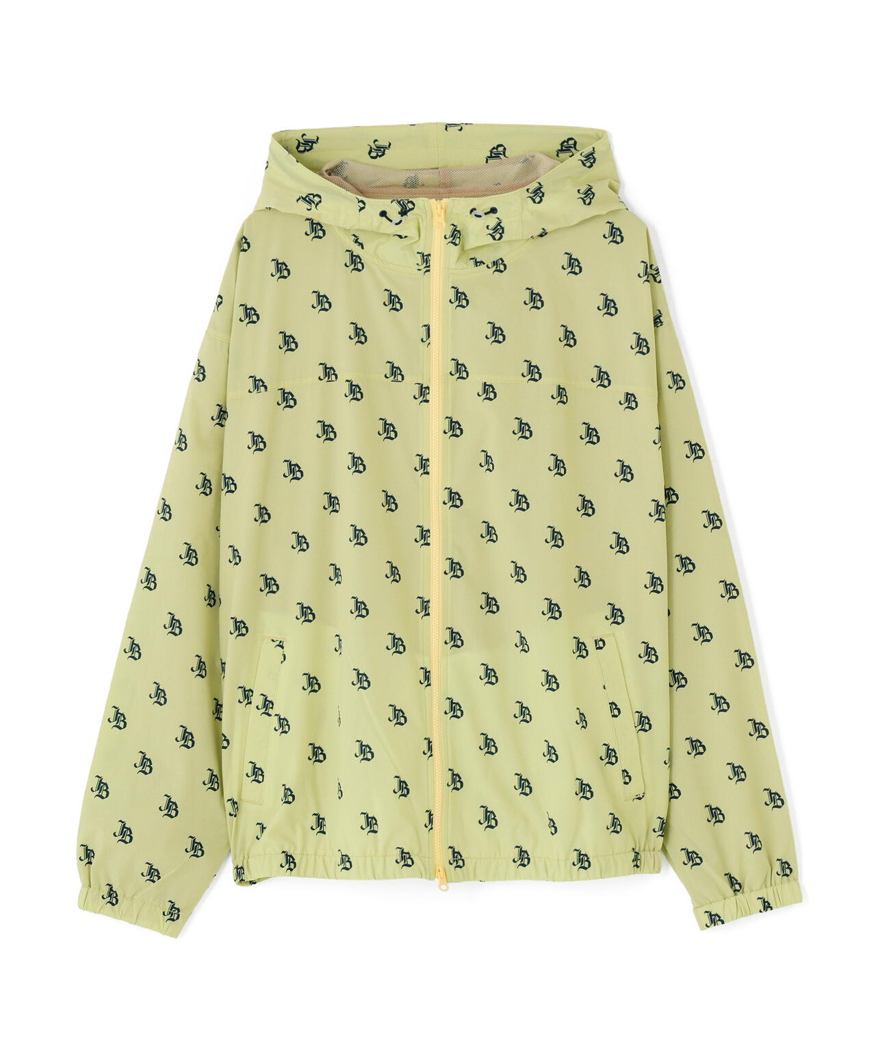 ゴシックロゴプリント裏メッシュフーディブルゾン (WOMENS)