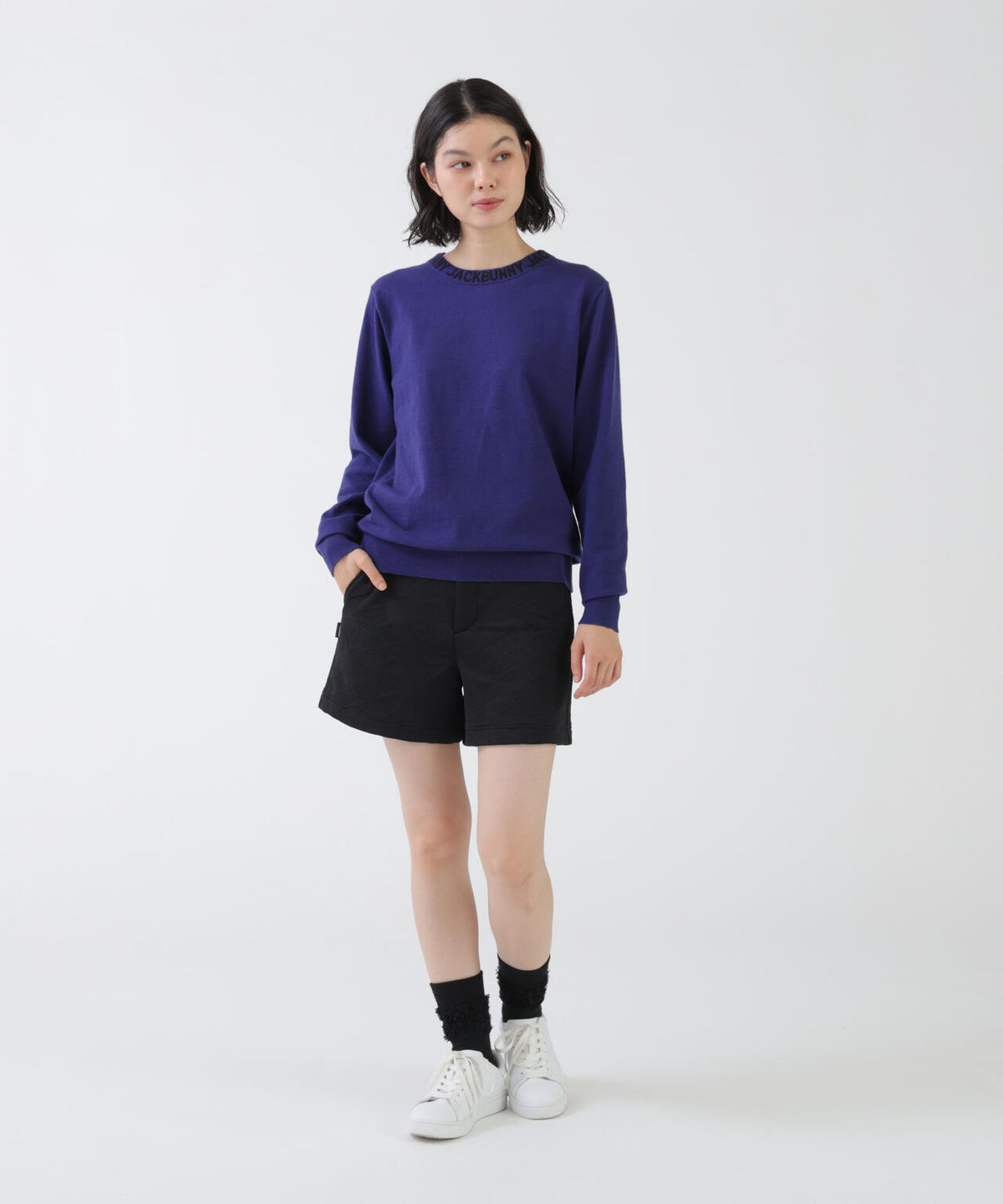 ロゴキルトジャージショートパンツ (WOMENS)