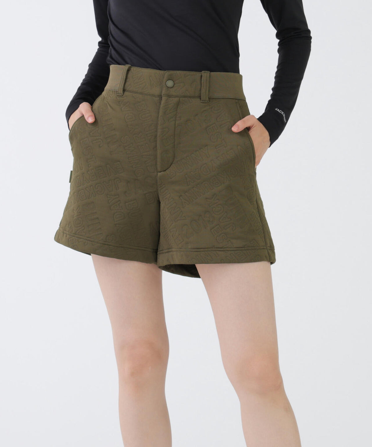 ロゴキルトジャージショートパンツ (WOMENS)